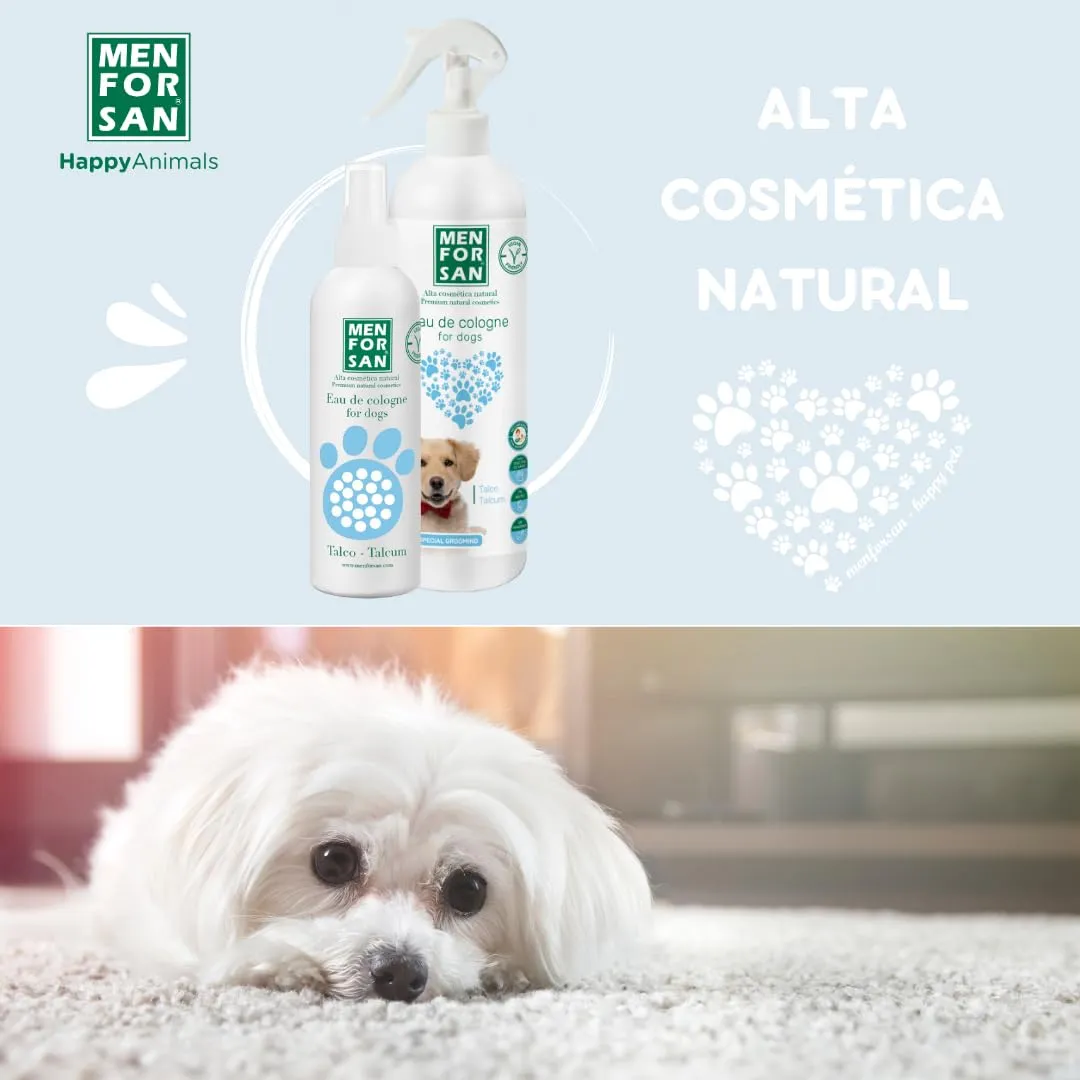 Menforsan Acqua di Colonia per Cani di Talco 500 Ml, Profumo Dolce e Intenso - immagine 6