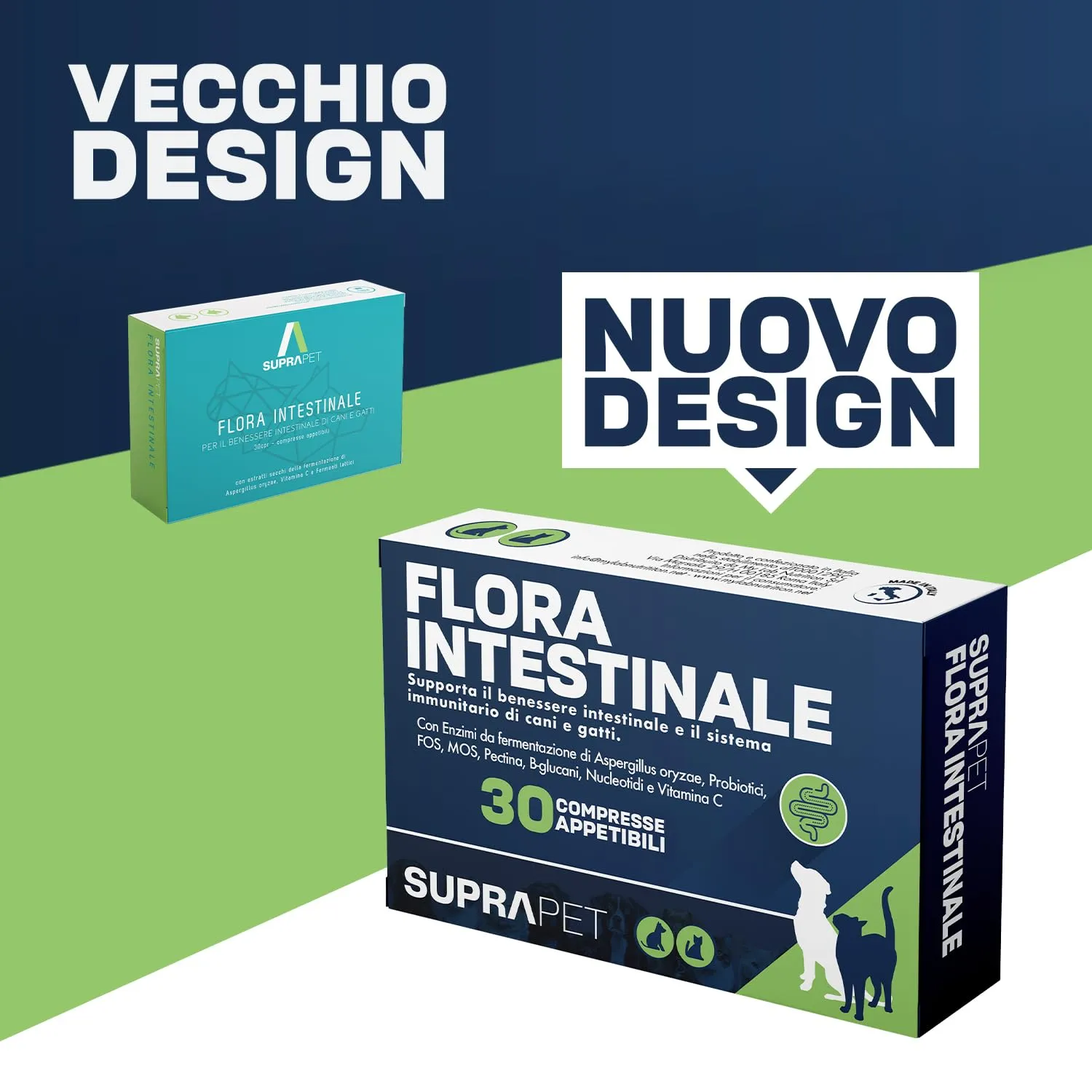 Suprapet Flora intestinale Cani e Gatti 60 compresse - Fino a 4 Mesi di Fornitura, con Fermenti Lattici, Probiotici, Vitamina C - Per Intestino e Flora Batterica - immagine 7
