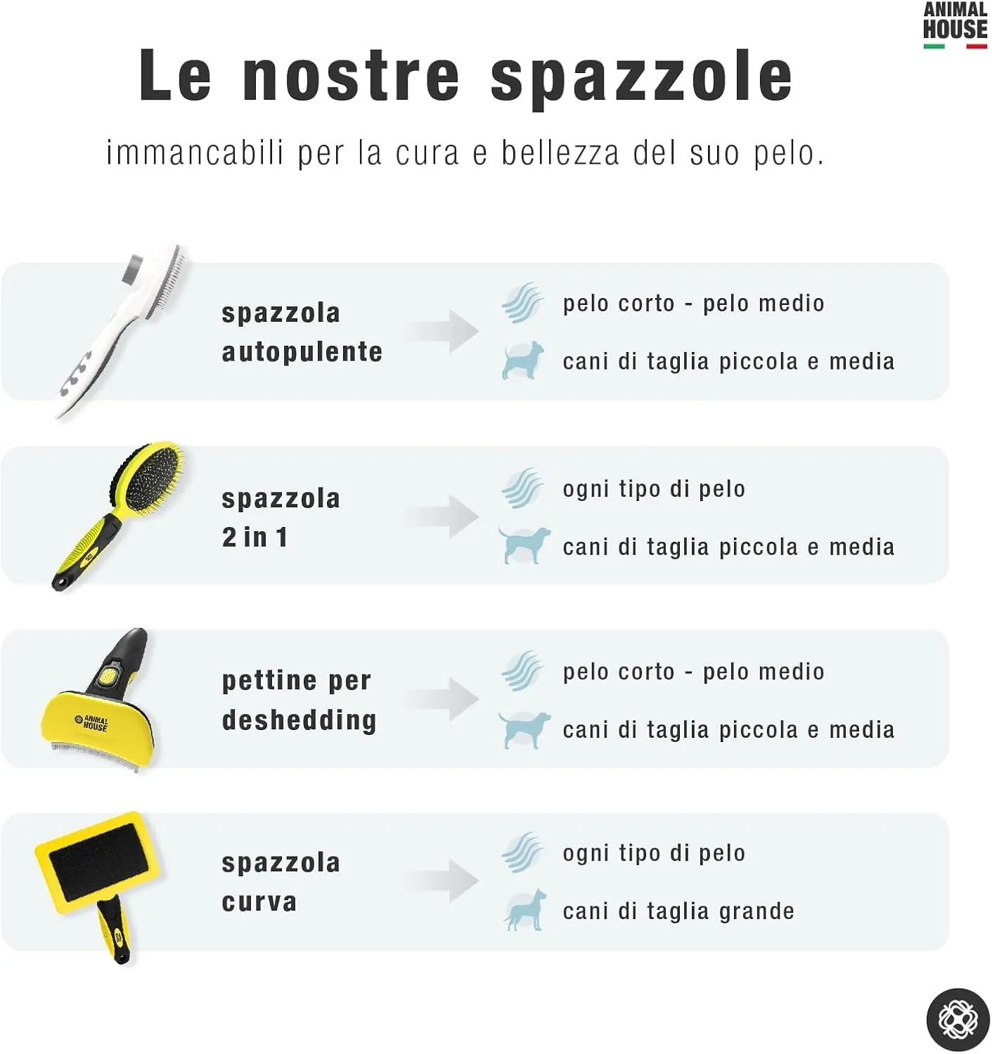 Animal House Spazzola Duo-Care Comfort, 2in1 - immagine 5