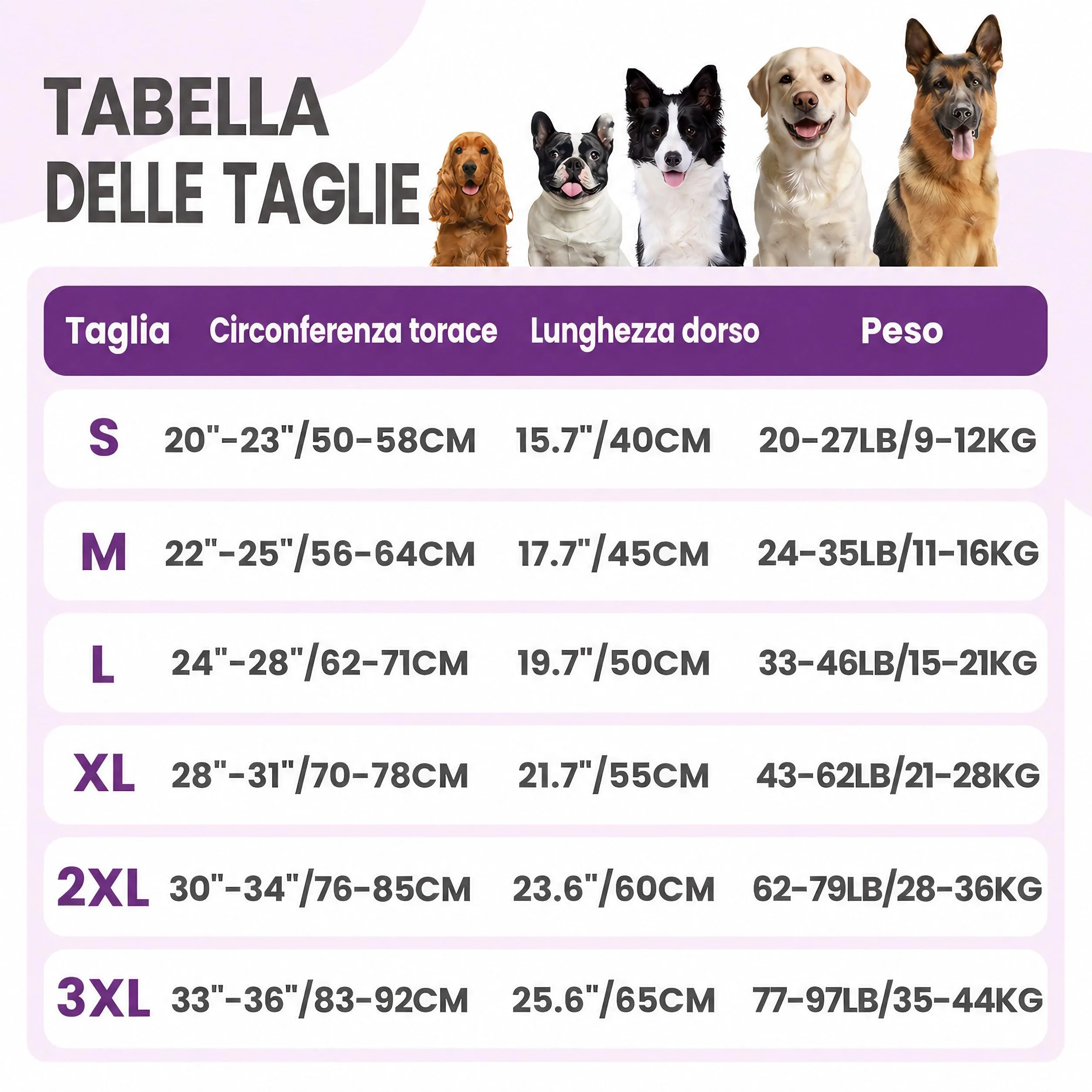 Cappotto Cane Impermeabile Cappottino Invernale per Cani Giacca Caldo - immagine 3