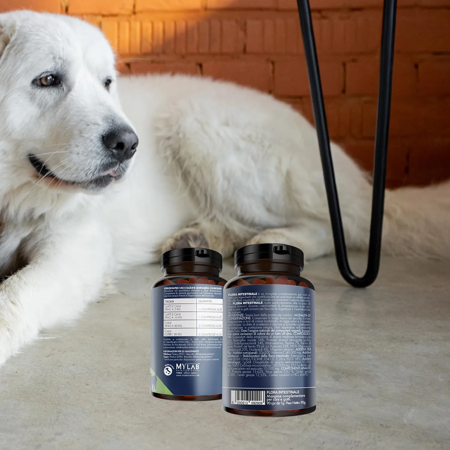 Suprapet Flora Intestinale Cani e Gatti 90 compresse - Fino a 6 Mesi di Fornitura, Con Fermenti Lattici, Probiotici, Vitamina C - Per Intestino e Flora Batterica - immagine 7