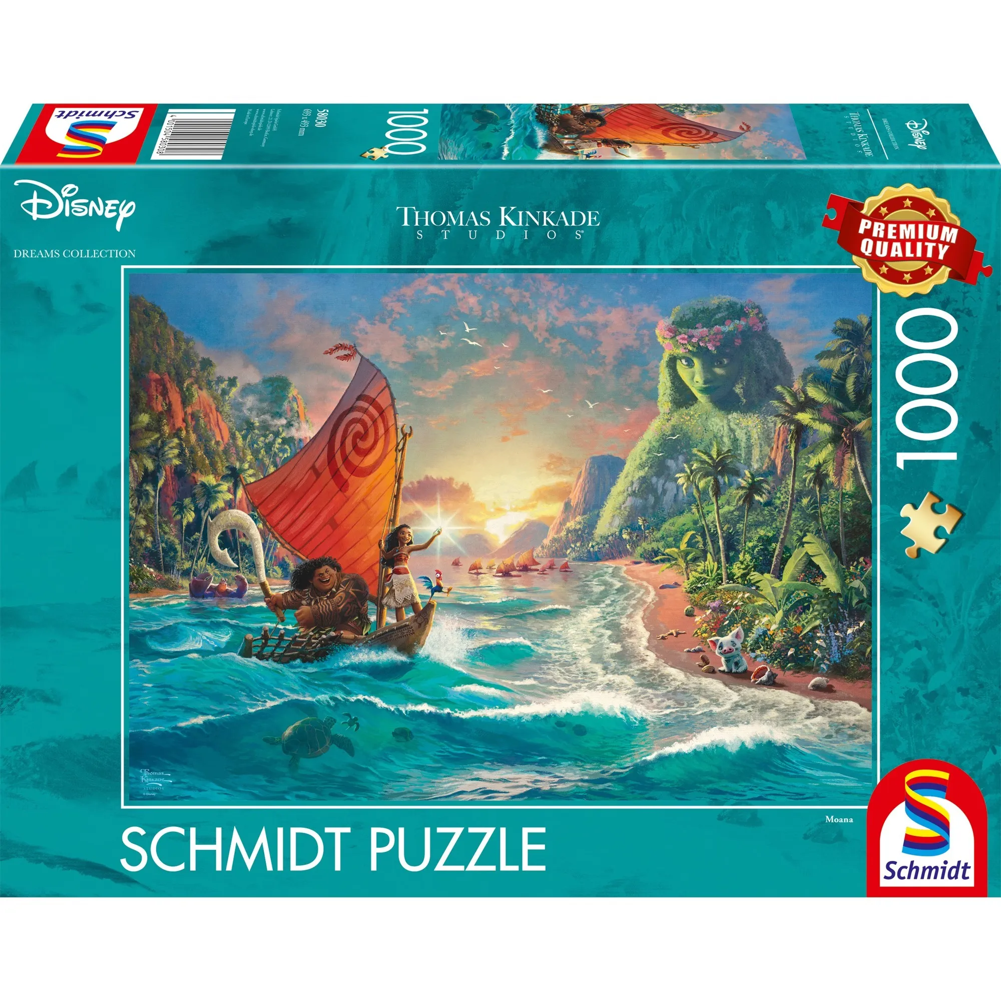 Thomas Kinkade Studios: Moana – Vaiana, Puzzle - immagine 1