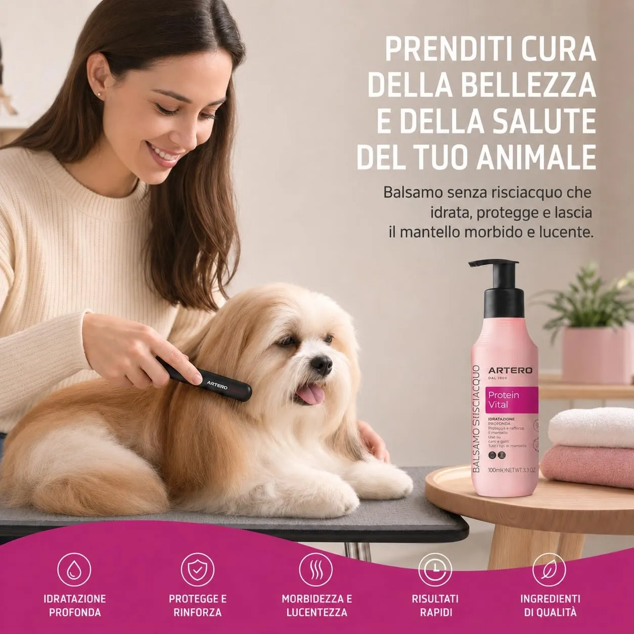 Artero Protein Vital balsamo per cani e gatti concentrato 100 ml - immagine 8