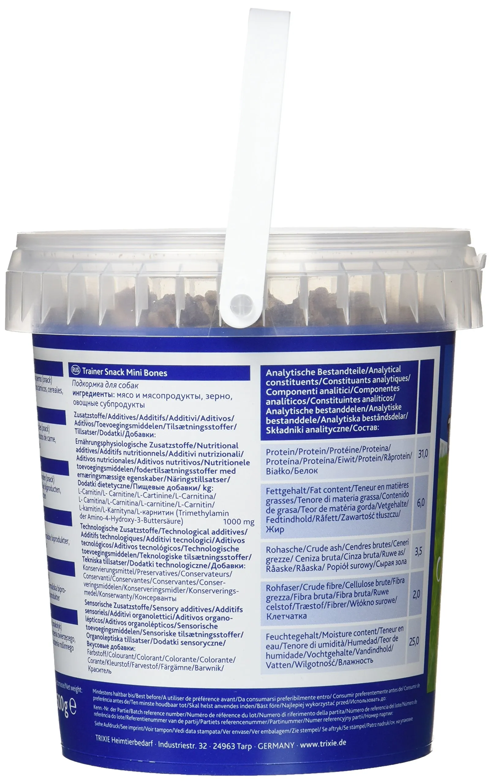 Trixie Snack, ricompense per Cani, per addestramento, Mini Ossa, 500 g - immagine 3
