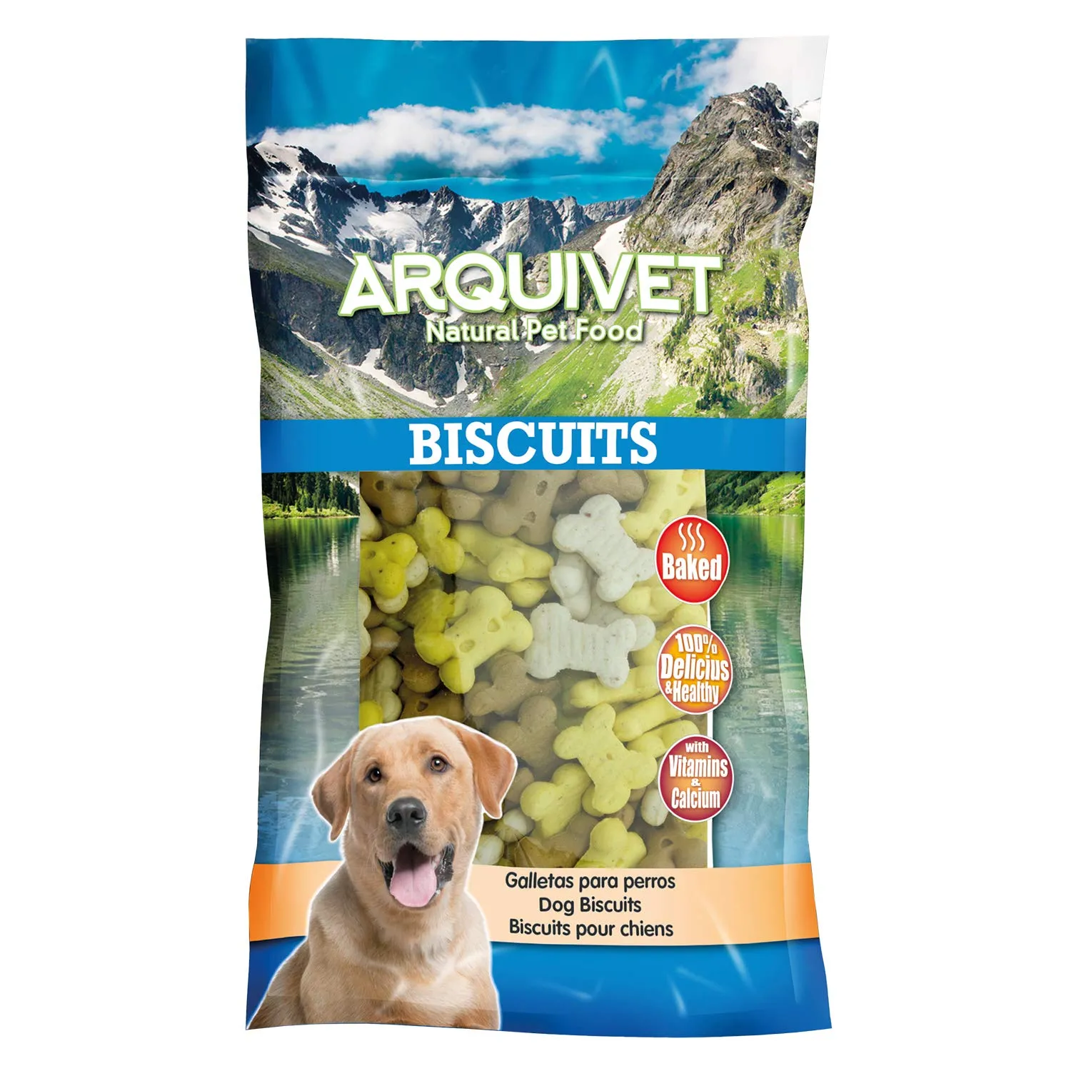 ARQUIVET Biscotti per cani Mini ossa alla vaniglia - 200 g - Snack per cani - immagine 1