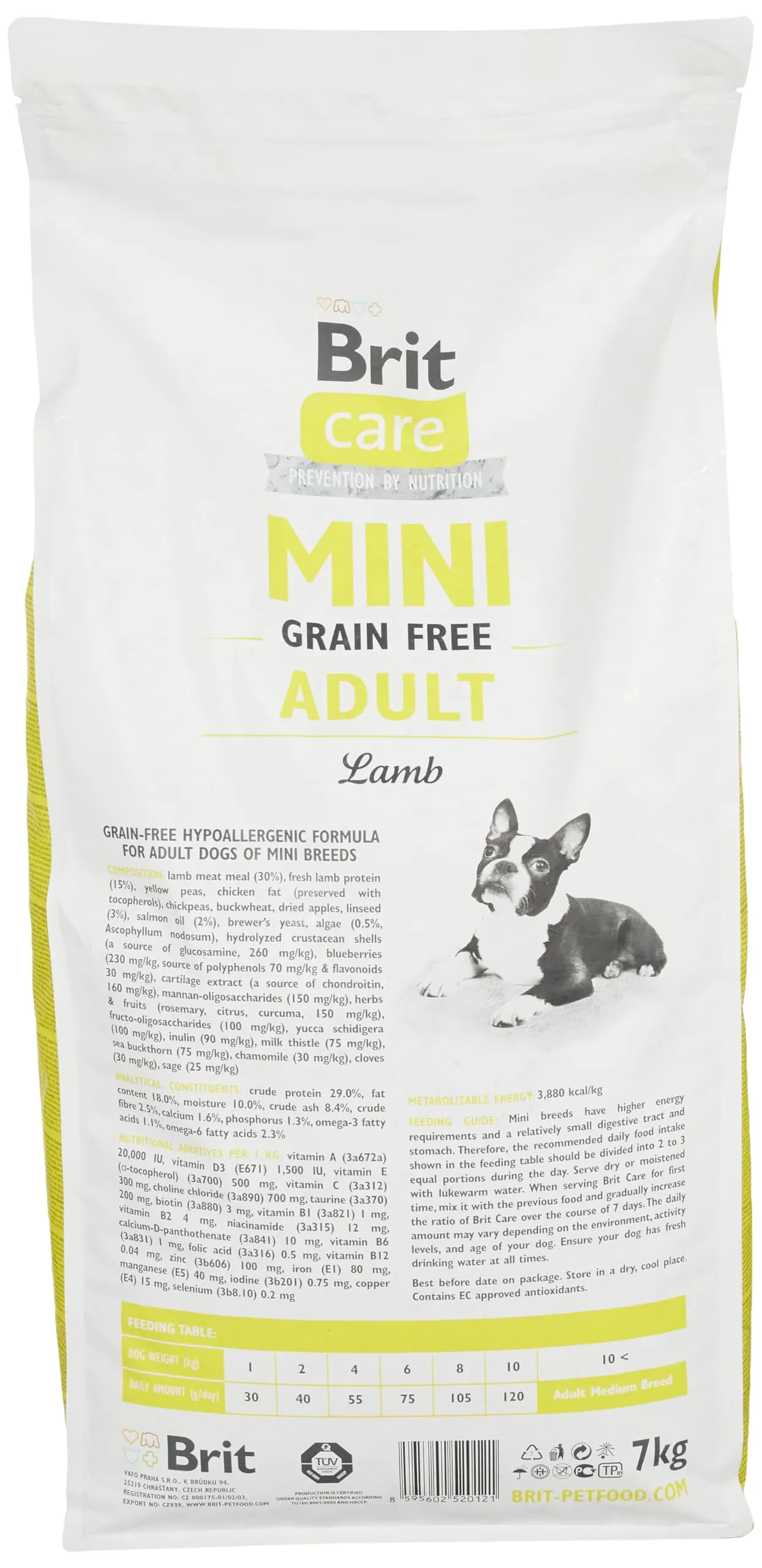 Brit Care Mini Adult Agnello - Ipoallergenico e Grain Free - Per cani di piccola taglia - 7 Kg - immagine 2