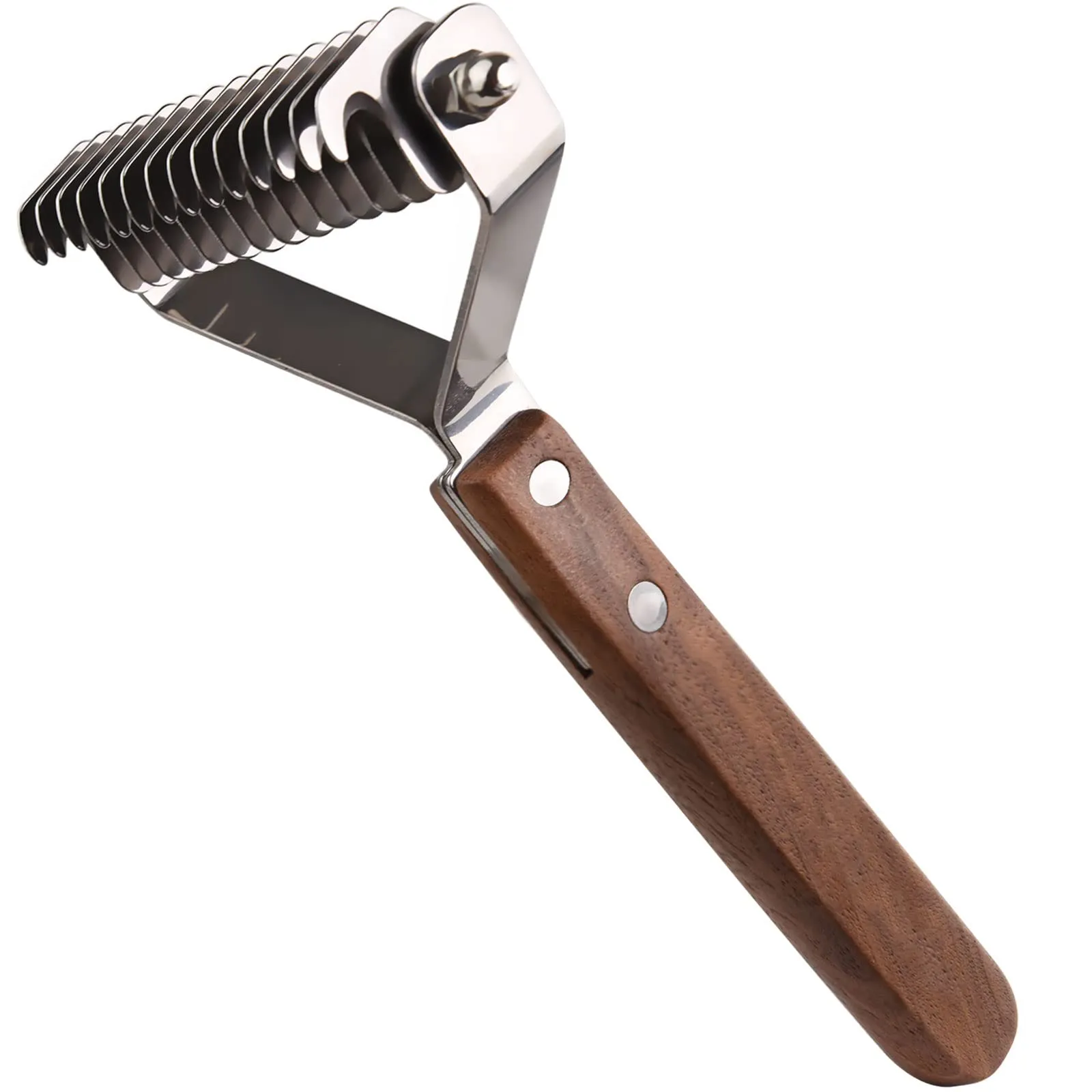 onebarleycorn Spazzola Cane, Slanatore per toelettatura,Spazzola per Cane,Gatto Pettine per Cani (14-Lame-L) - immagine 1