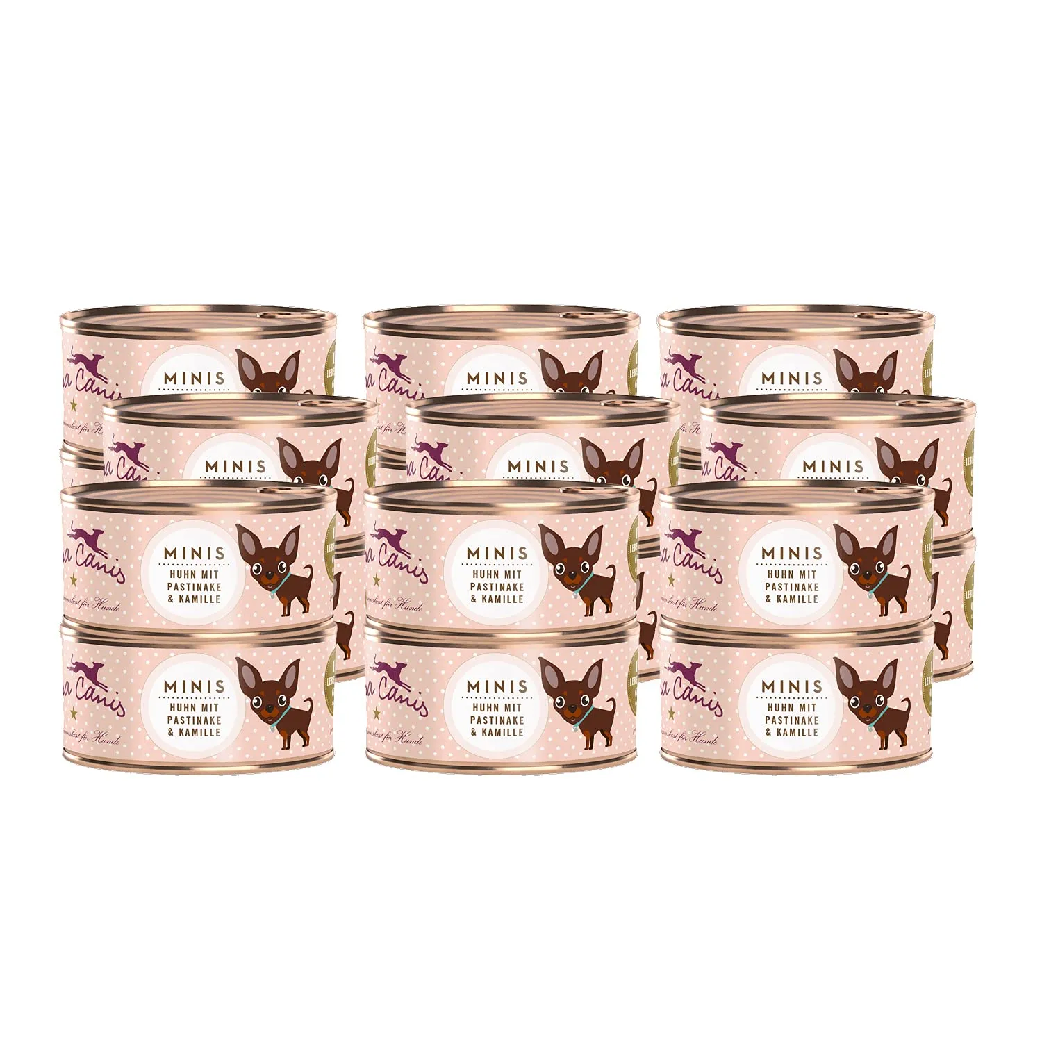 Terra Canis Pollo, pastinaca & camomilla, Minis cibo per cani, 18x100g - immagine 1
