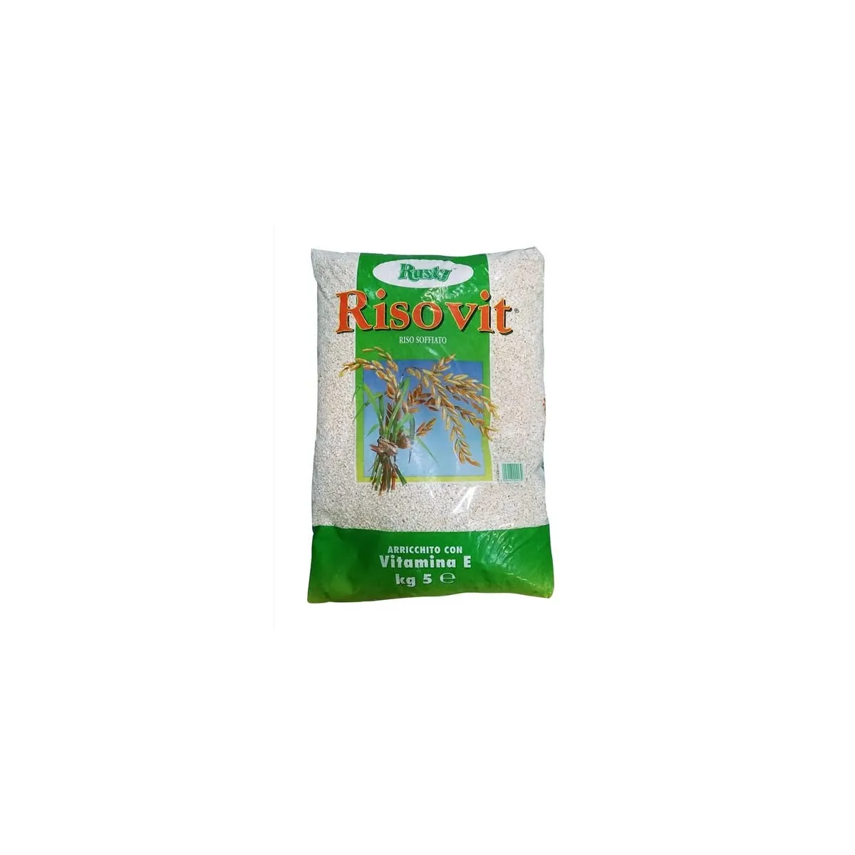 Rusty RisoShadow 5kg riso soffiato, adatto per l'alimentazione quotidiana degli animali domestici - immagine 1
