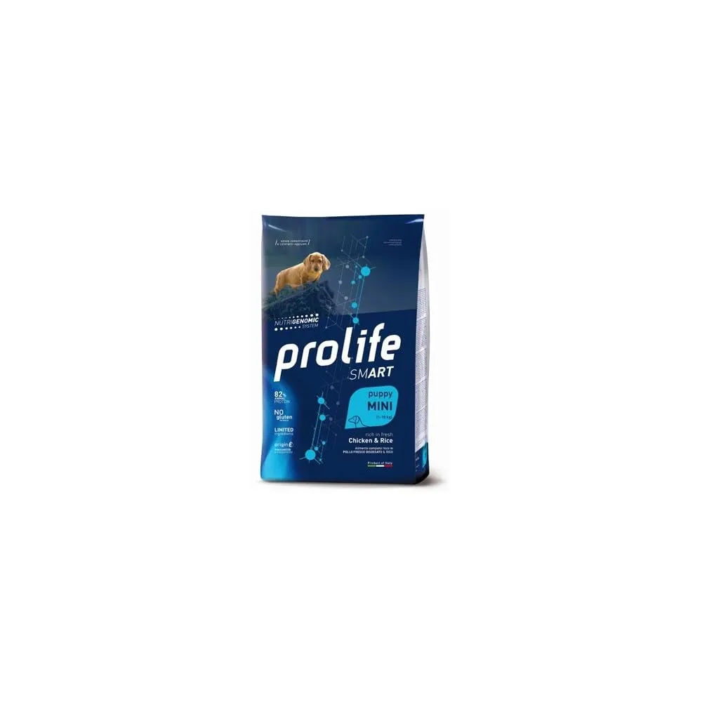 Prolife Puppy Mini Pollo e Riso Nutrigenomic crocchette Cucciolo - 7kg - immagine 1