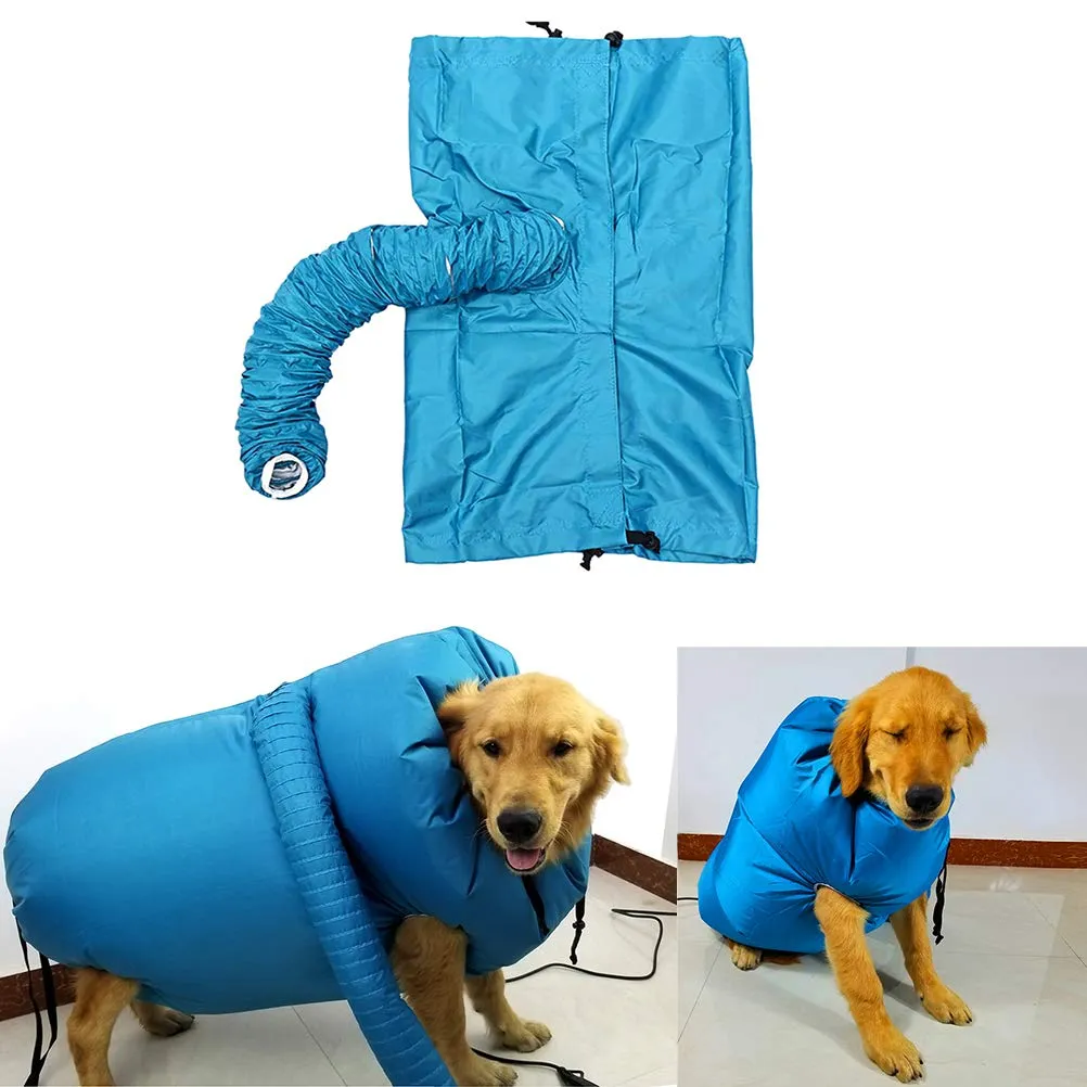Breale Asciugacapelli per Animali Domestici con Ventilatore, Borsa per Asciugatura Automatica ad Alta Velocità, Abbigliamento con Bolle, Macchina per Asciugare i Capelli, Forno per Asciugatura ad Aria - immagine 3