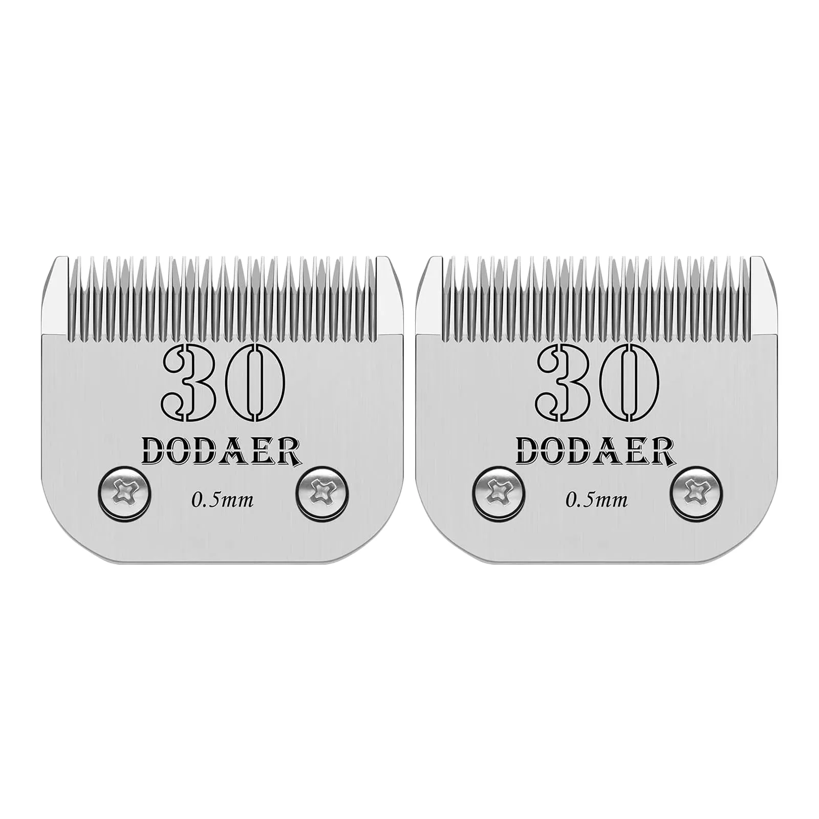 30# Lame staccabili per cani da compagnia compatibili con la serie Heiniger/Andis/Oster A5/Wahl KM10,2 contaggi - immagine 1