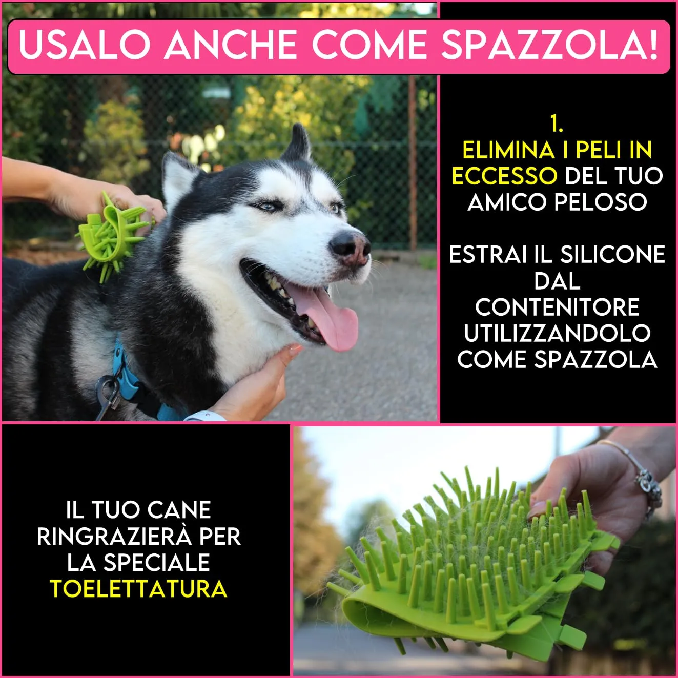 Pulisci Zampe Cane Taglia Grande e Piccola con Asciugamano - Lavazampe - immagine 6