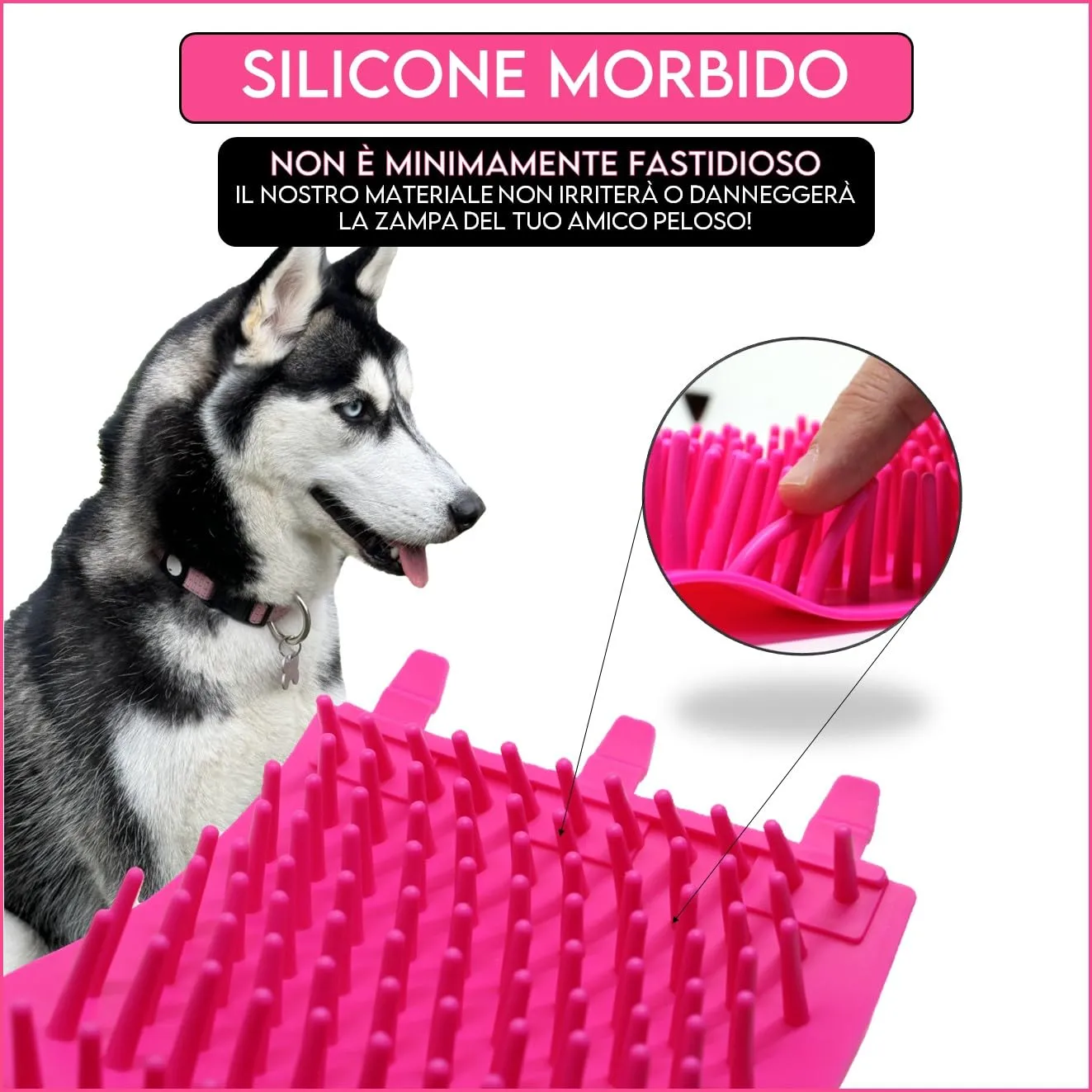 Pulisci Zampe Cane Taglia Grande e Piccola con Asciugamano - Lavazampe - immagine 9