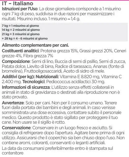 maxxiscoot Supporto Ghiandole Cani - Ghiandole & Digestione Polvere 140g - immagine 9