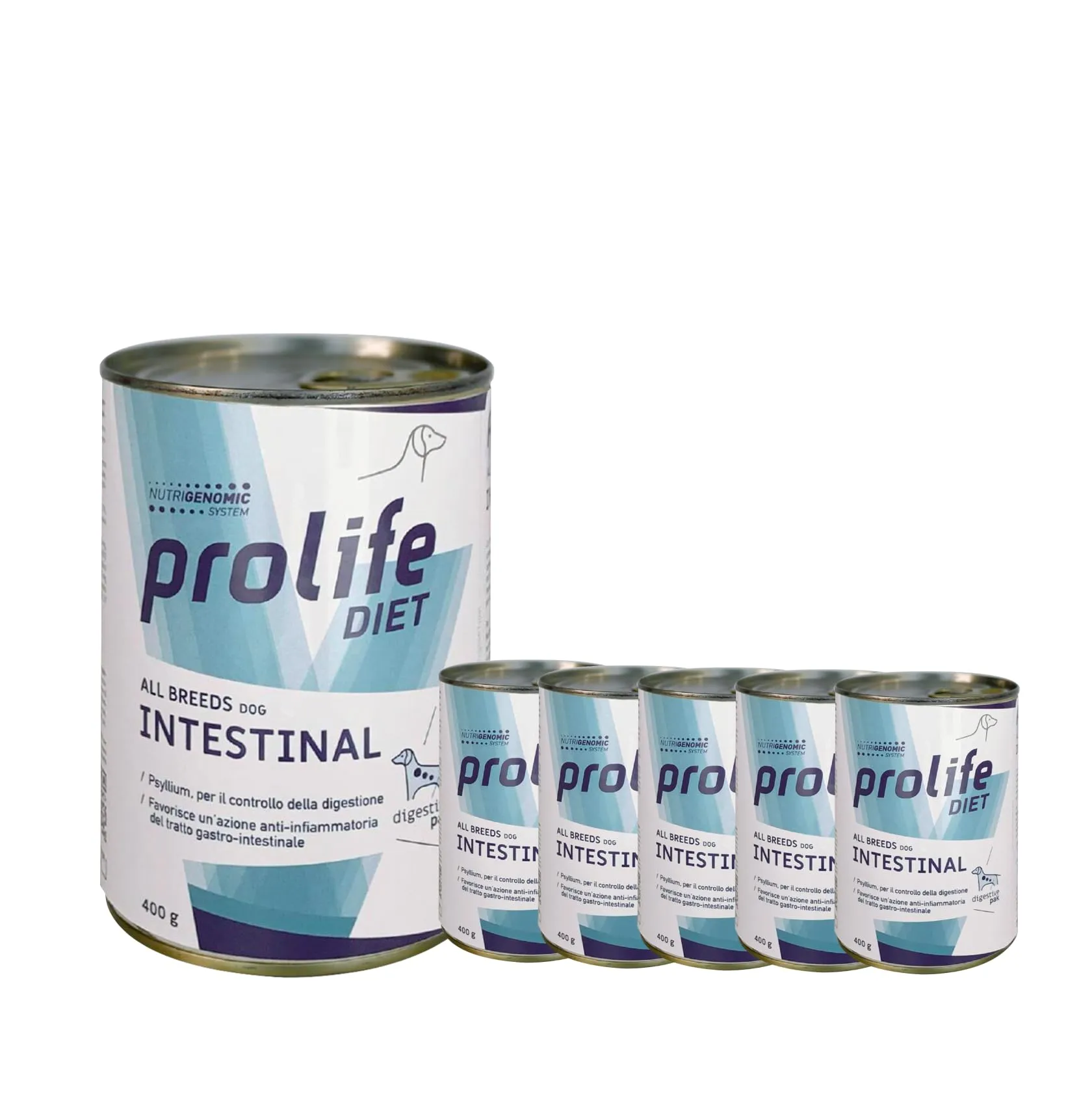 PROLIFE Cane Umido Intestinal 6 Scatolette da 400 GR - immagine 1