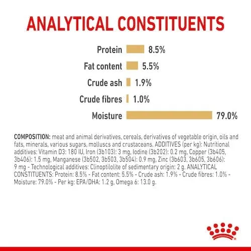 Royal Canin Pomeranian Adult | Confezione da 4 | 4 x 12 x 85 g | Alimento completo per cani | Per Spitz nani adulti e anziani | A partire dall'8° mese | Contenuto minerale adeguato - immagine 8