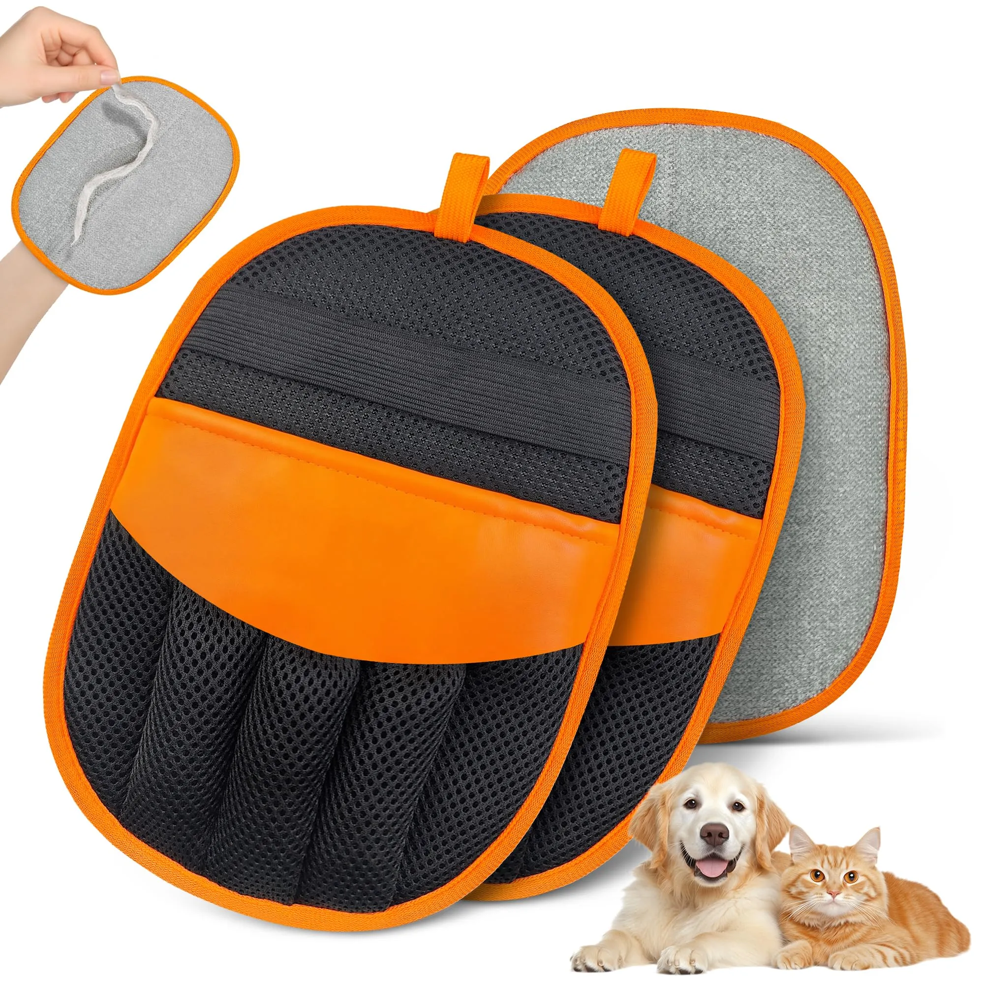 YOSEPATI Guanto Magic Brush per Rimozione del Pelo degli Animali (2 Pezzi) - immagine 1
