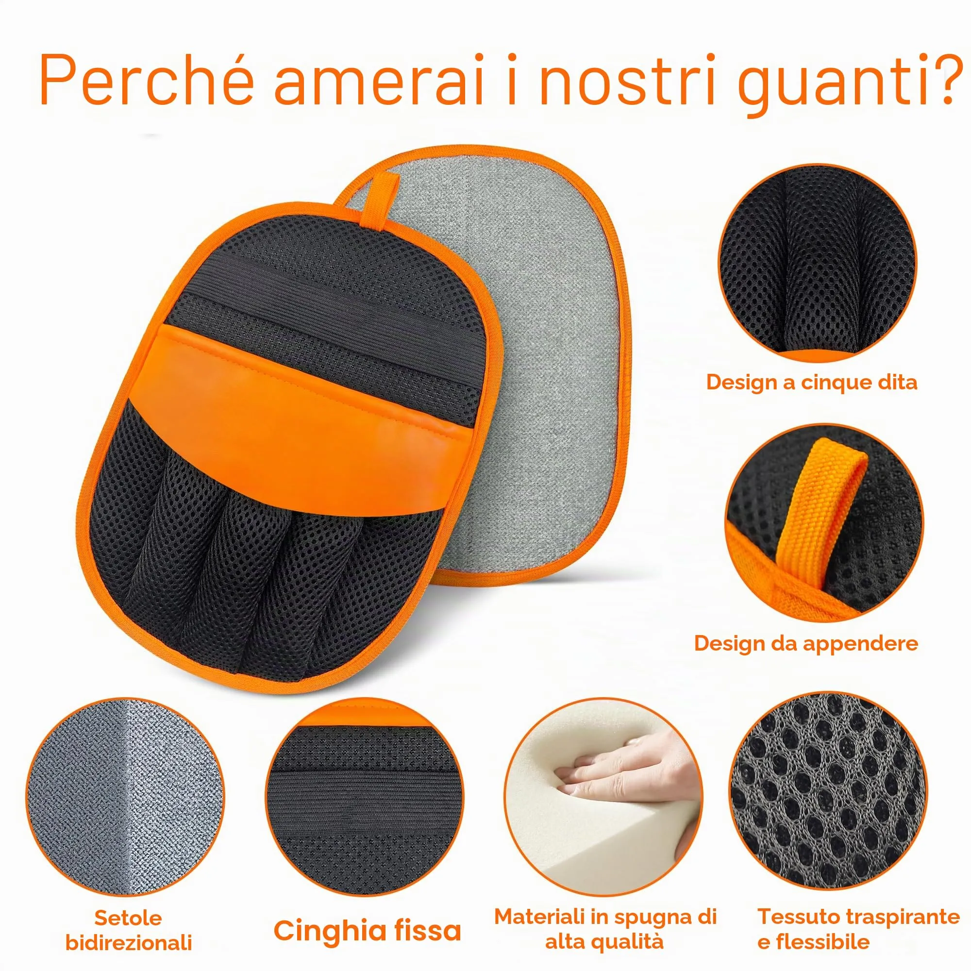 YOSEPATI Guanto Magic Brush per Rimozione del Pelo degli Animali Domestici - immagine 7