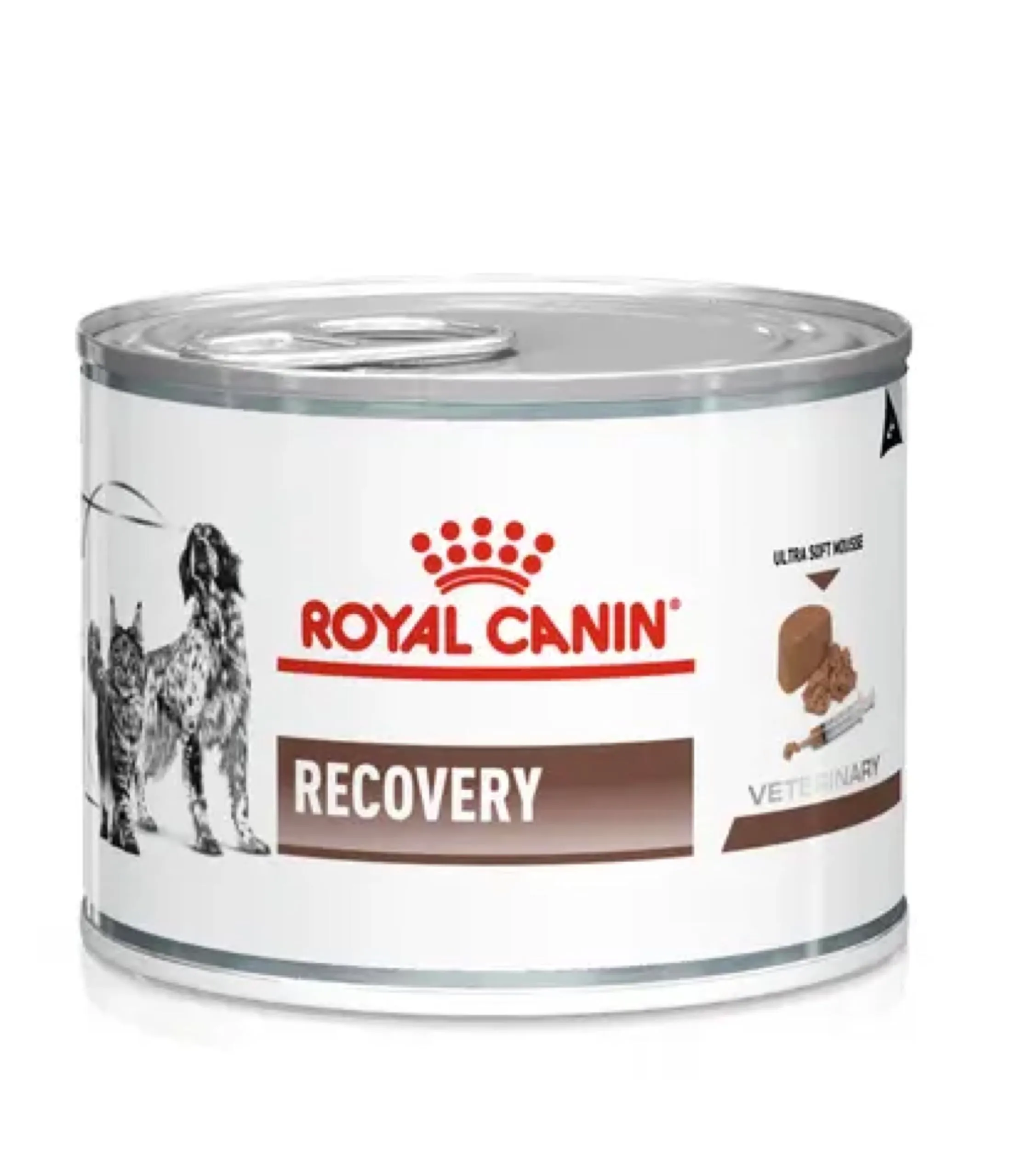 Recovery, Alimento Dietetico Completo Umido per Cani e Gatti, Mousse Ultra Soft, 3 scatolette da 195 g - immagine 1