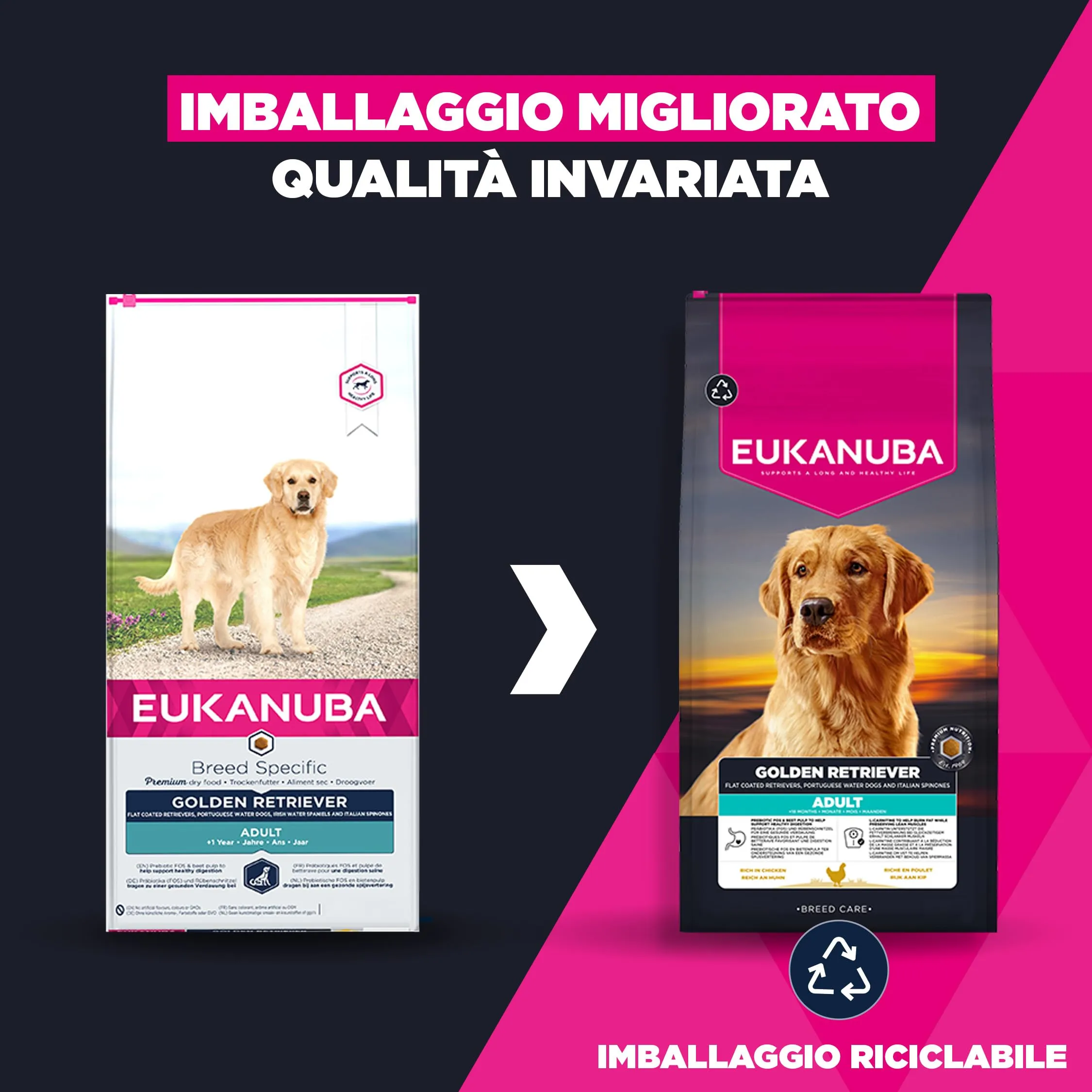 Eukanuba Cibo secco per cani EUKANUBA Breed Care per Golden Retriever adulti 12 kg - immagine 2
