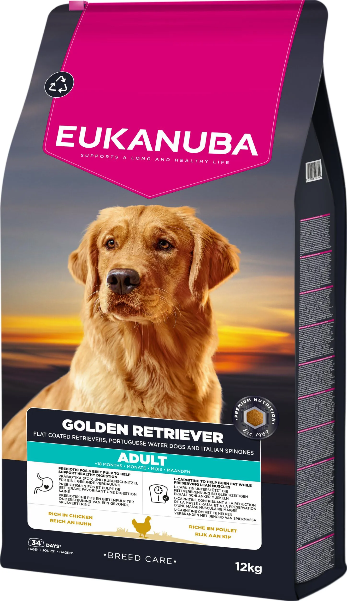 Eukanuba Cibo secco per cani EUKANUBA Breed Care per Golden Retriever adulti 12 kg - immagine 9