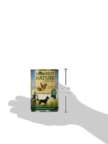 Dehner Best Nature - Cibo umido per cani, pollo/coniglio, 6 x 400 g - immagine 3