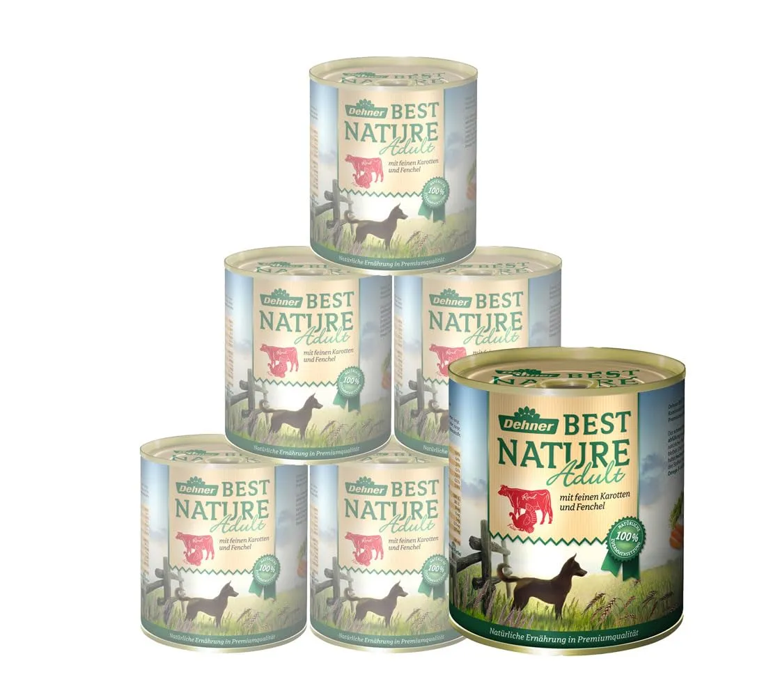 Dehner Best Nature Cibo umido per cani, senza cereali, per cani adulti - immagine 1