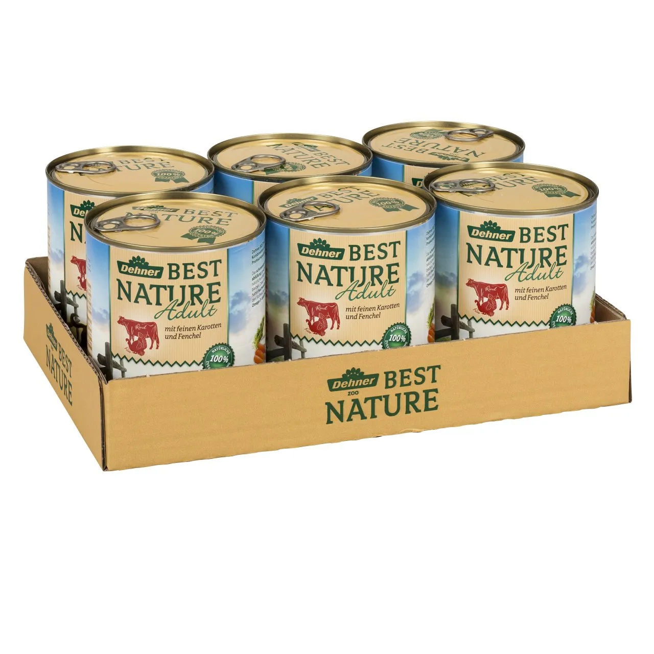 Dehner Best Nature Cibo umido per cani, senza cereali, per cani adulti - immagine 4