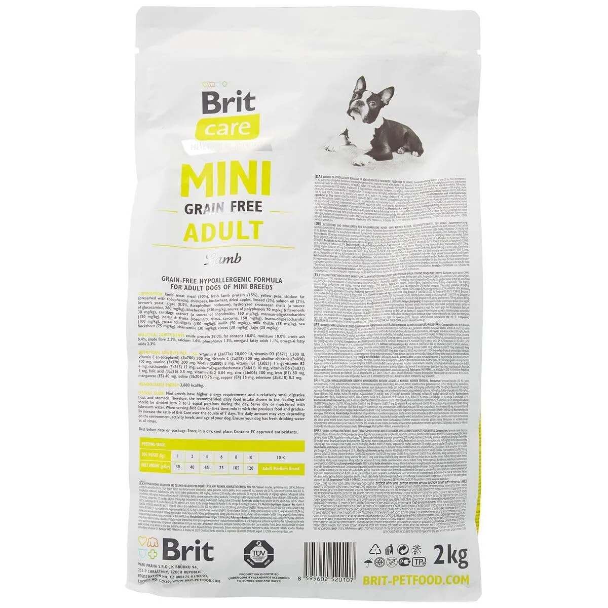 Brit Care Mini Adult Agnello - Ipoallergenico e Grain Free - Per cani di piccola taglia - 2 Kg - immagine 2