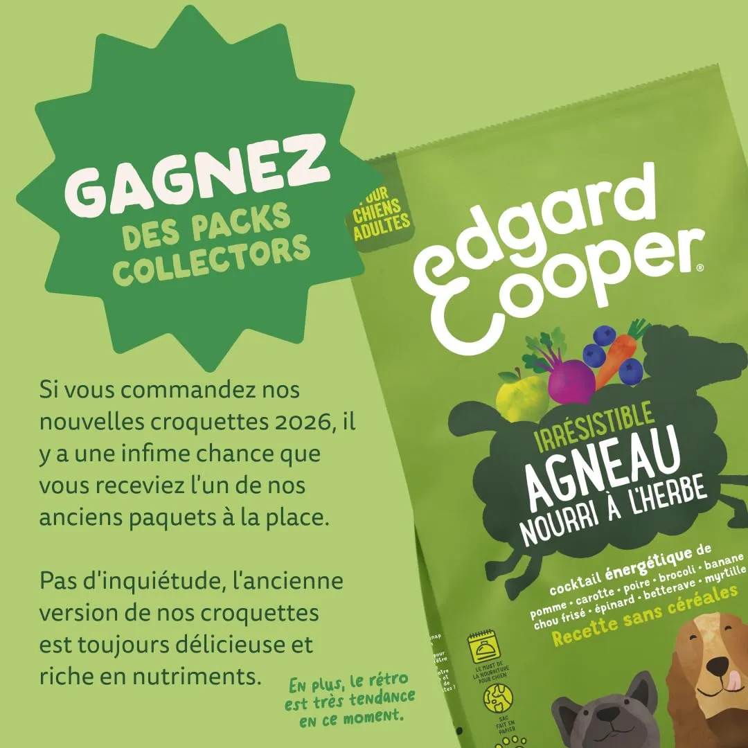 Edgard & Cooper Crocchette Cane, (Agnello Fresco, 2.5kg), senza Cereali, Carne fresca e proteine di qualità, ingredienti veri per Cani, Ipoallergenico, senza zuccheri aggiunti - immagine 8