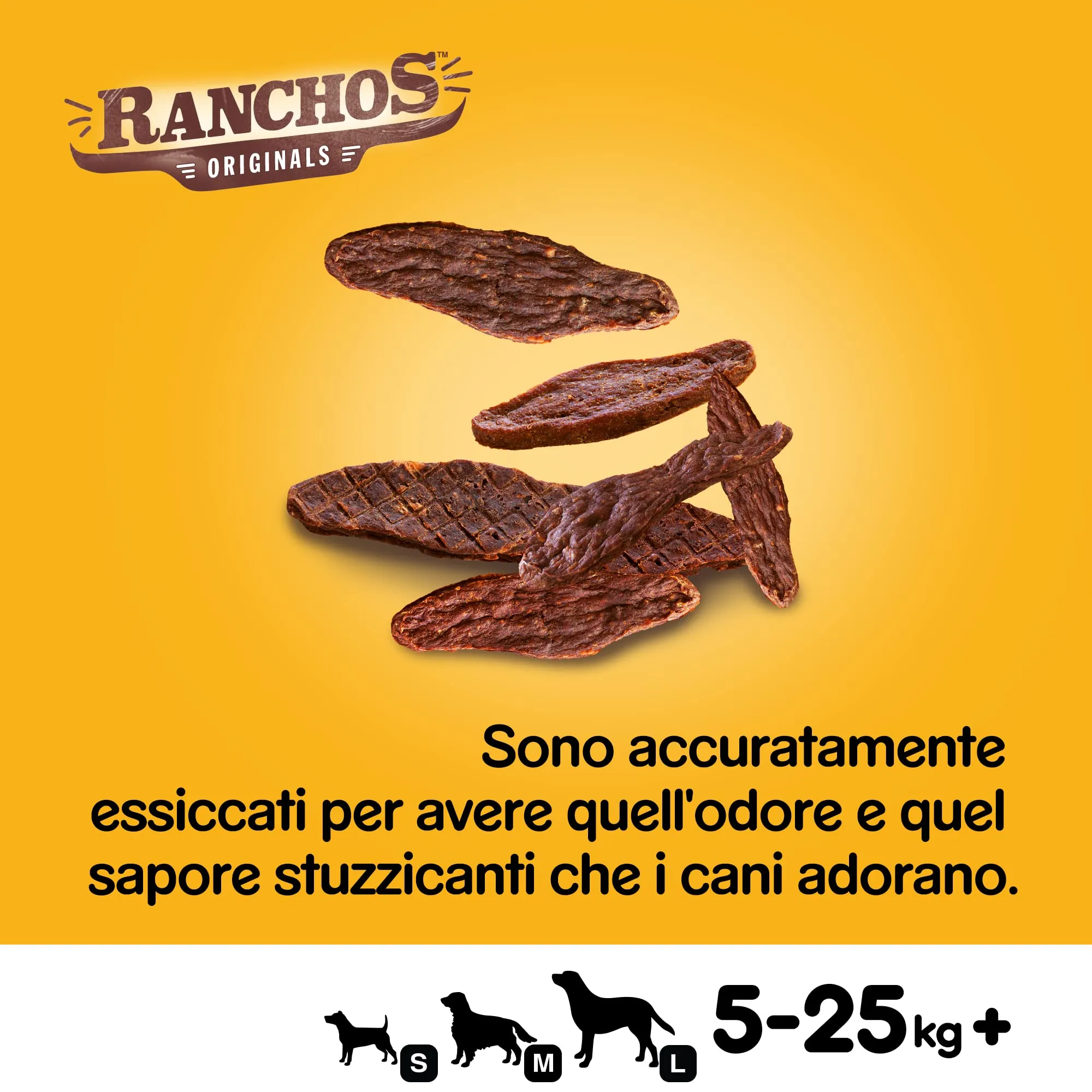Pedigree Ranchos Originals, Snack Cane con il 95% Manzo, 7 Confezioni da 70g ciascuna - immagine 2