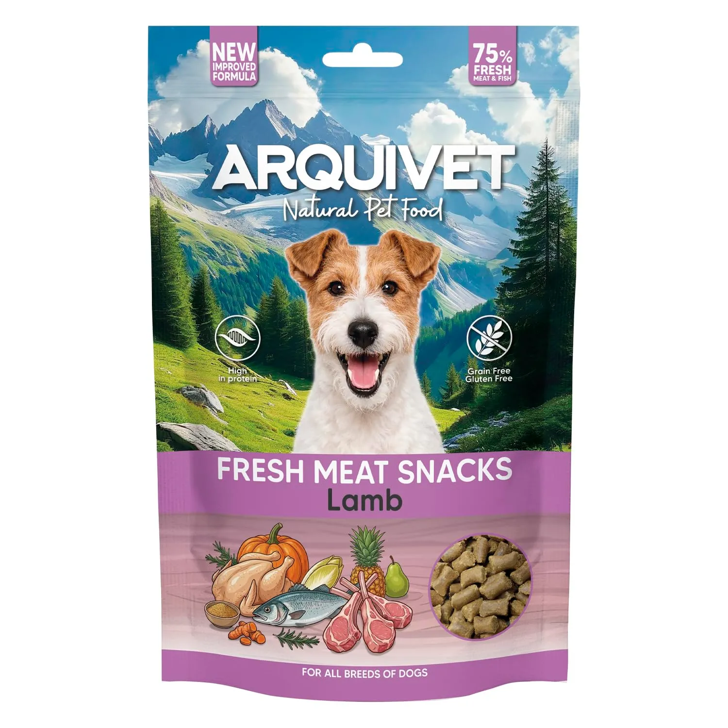 Arquivet Snack di Carne Fresca di Agnello, 800 g, per Cani Adulti - immagine 1