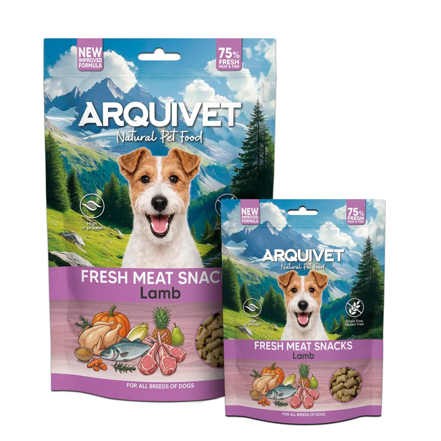 Arquivet Snack di Carne Fresca di Agnello, 800 g, per Cani Adulti - immagine 3