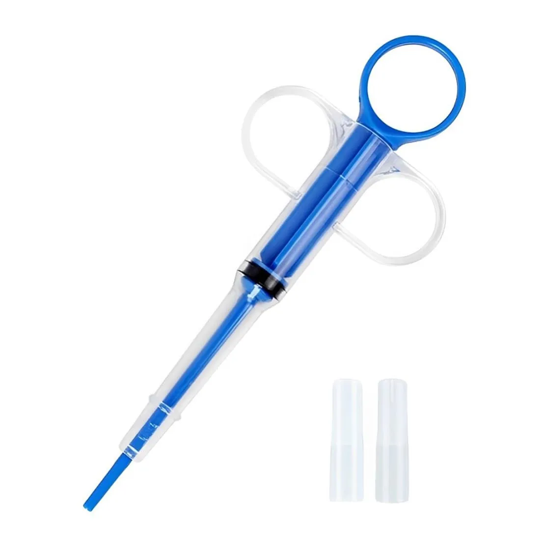 SGERUFZ Sparapillole per Gatti Wiederverwendabile, Sicura ed Efficace Siringa per Pillole/Liquidi/Capsule con Punta in Silicone (blu) - immagine 7