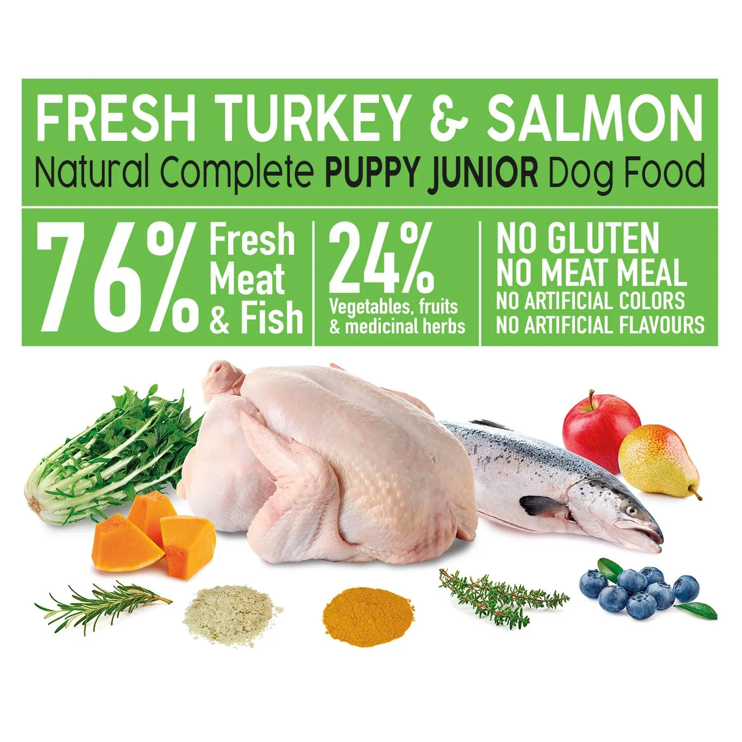 Arquivet Fresh Puppy Junior Tacchino e salmone 10Kg - Alimentazione semi-umida - immagine 2