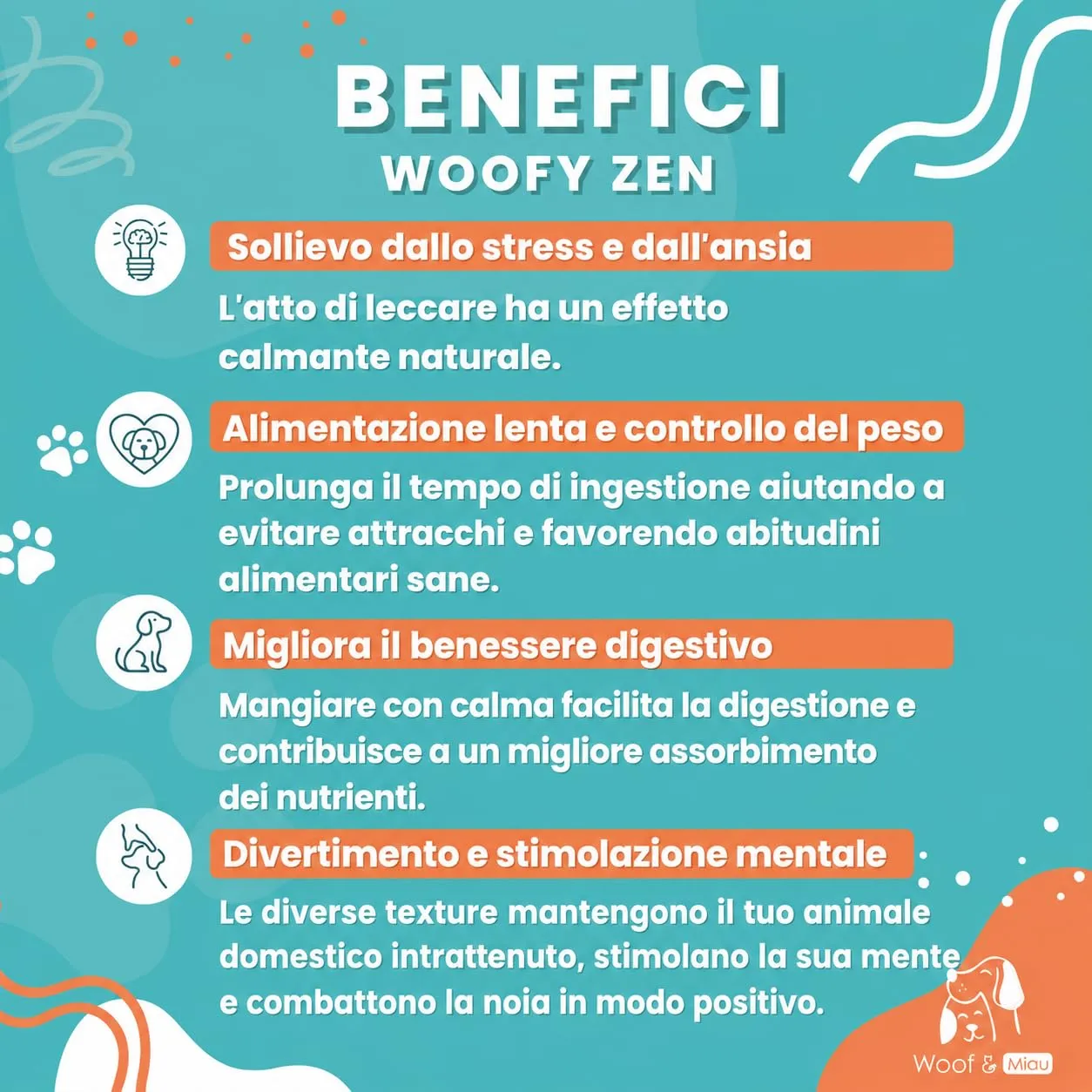 WOOF&MIAU® 2 PCS tappetini da leccare per cani e gatti + spatola + coperchio in silicone + ricette | Mangiatoia lenta (Slow Feeder) | Aiuta a controllare l'ansia e favorisce la digestione - immagine 9
