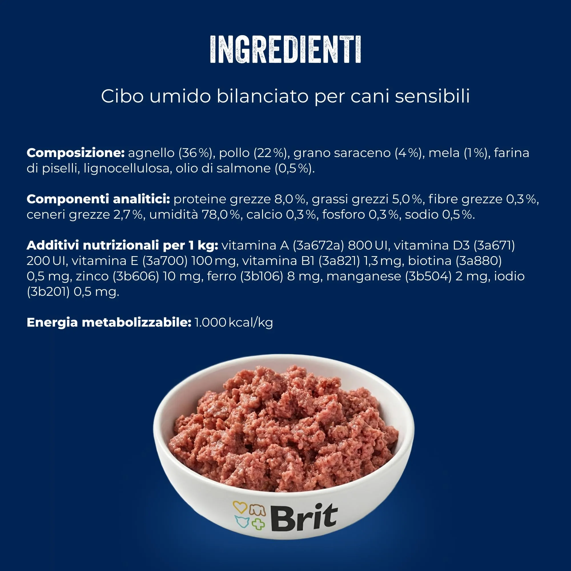 Brit Premium Cibo Umido per Cani, Agnello con Grano Saraceno, 6 x 400 g - immagine 6
