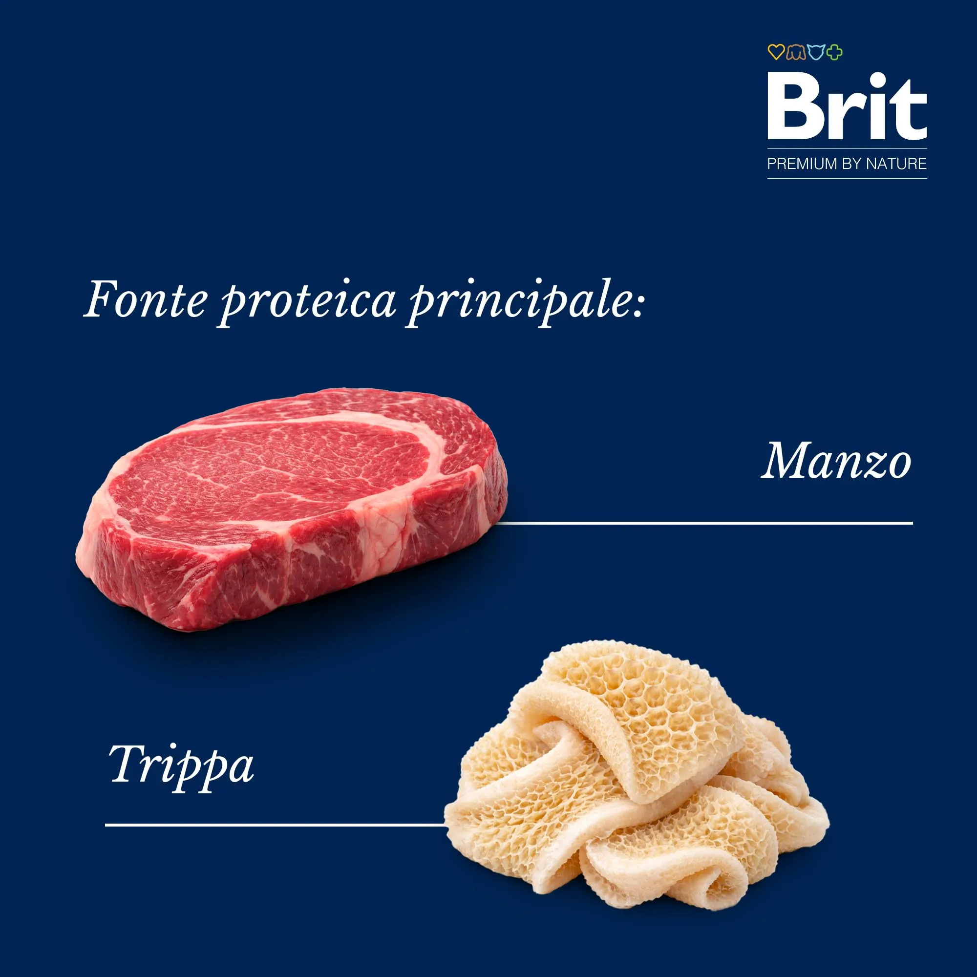 Brit Premium Cibo Umido per Cani, Manzo con Trippa, 6 x 800 g - immagine 4