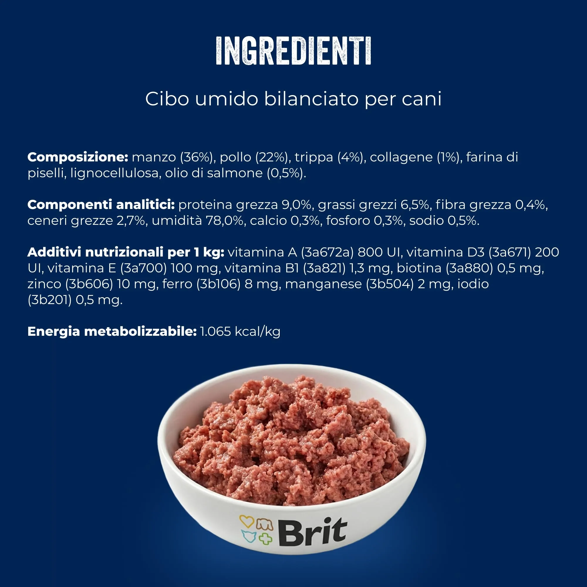 Brit Premium Cibo Umido per Cani, Manzo con Trippa, 6 x 800 g - immagine 6