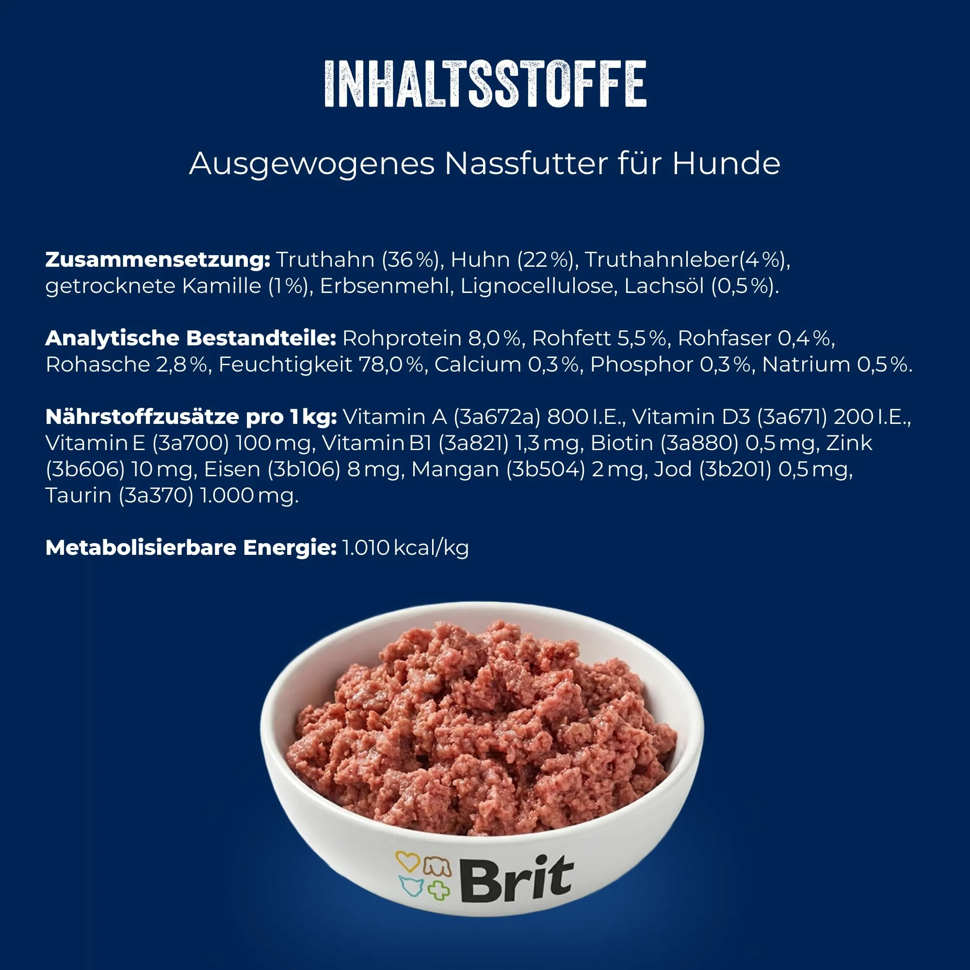 Brit Premium Cibo Umido per Cani, Tacchino con Fegato, 6 x 800 g - immagine 6
