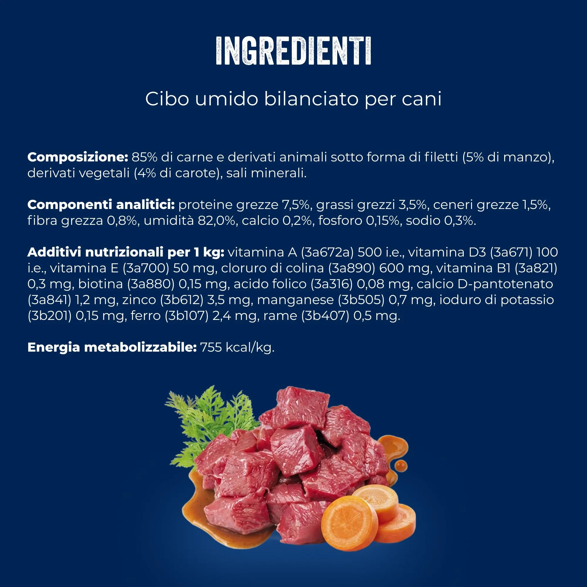 Brit Premium Cibo Umido per Cani, Filetti di Manzo e Carote, 24 x 85 g - immagine 6