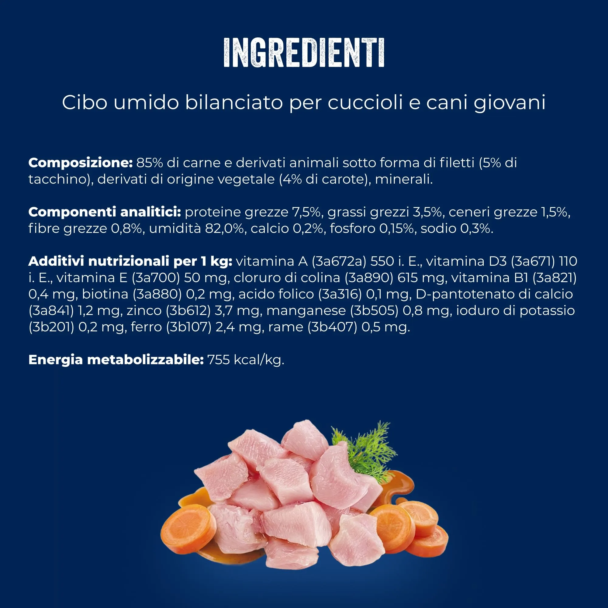 Brit Premium Cibo umido per Cuccioli, Filetti di Tacchino e Carote, 24x85 g - immagine 6