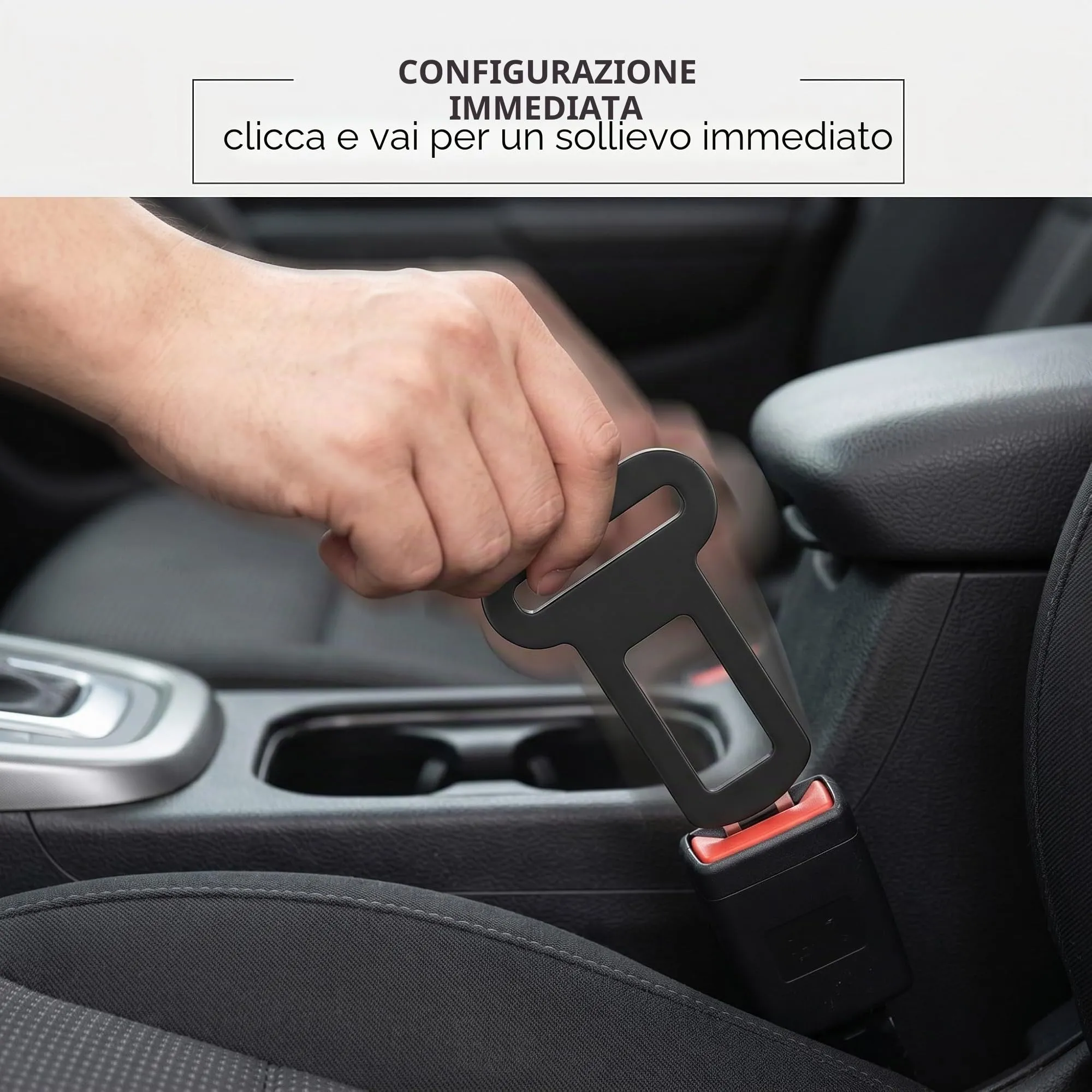 UZEXYA Cinture Di Sicurezza Per Auto, Connettori In Metallo, Fissaggio Di Sicurezza, Animali Domestici, Cintura Di Sicurezza Del Veicolo, Serratura Di Sicurezza, Durevole, Metallo, 4 Pezzi - immagine 5