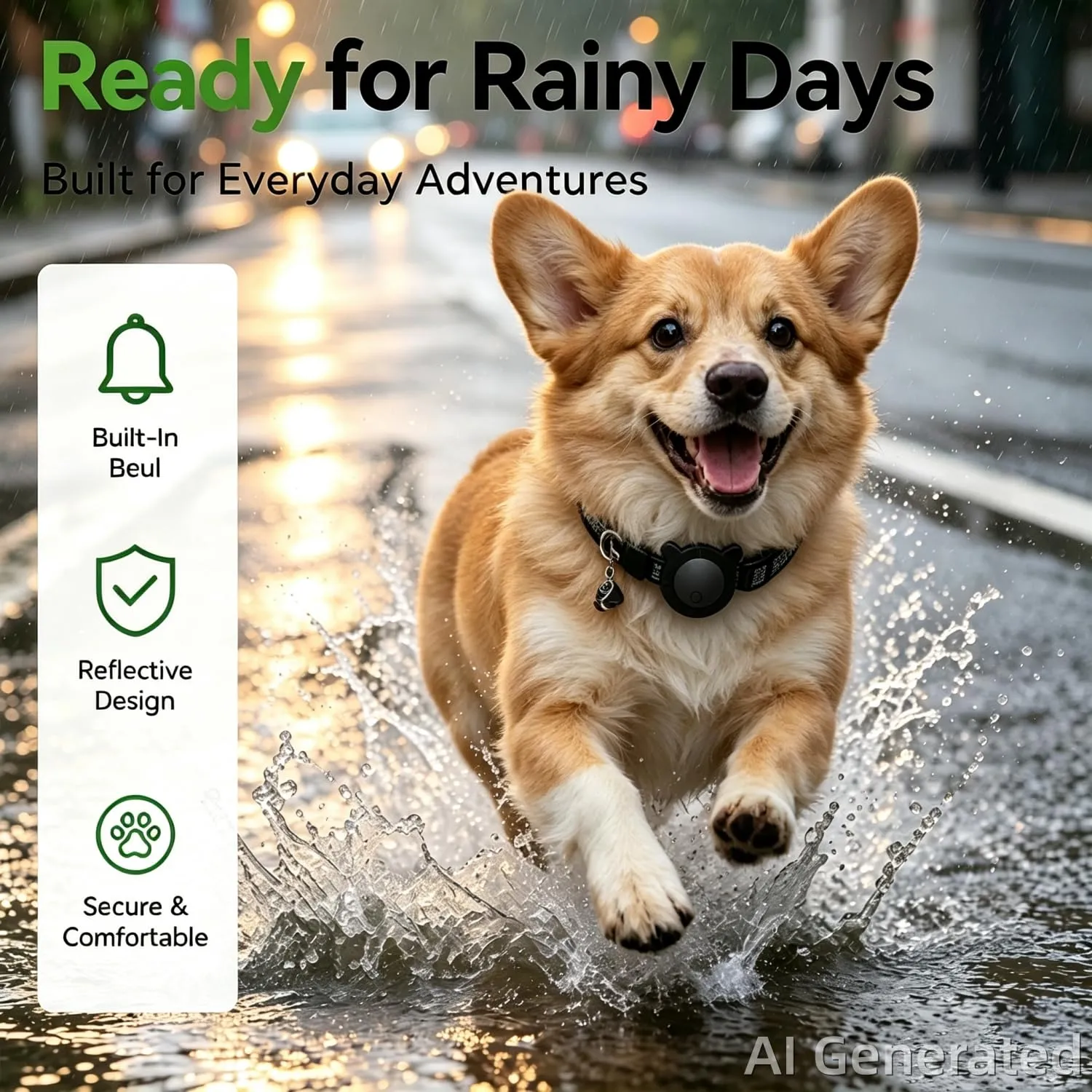 Collare GPS per Gatti, Gemini AI GPS per Cani Senza Abbonamento, Regolabile Localizzatore GPS Cani Tracciamento Compatibile con iOS e Android, Riflesso Notturno Smart Tag per Gatti - immagine 3