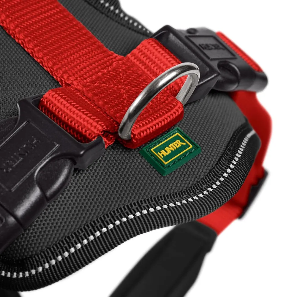 Hunter Pettorina in neoprene per cani, in nylon, con imbottitura morbida in neoprene, Marrone/Caramello, 38-48/XS-S - immagine 7