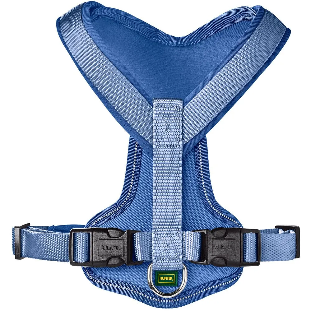 Hunter Pettorina in neoprene per cani, in nylon, con imbottitura morbida in neoprene, Marrone/Caramello, 38-48/XS-S - immagine 9