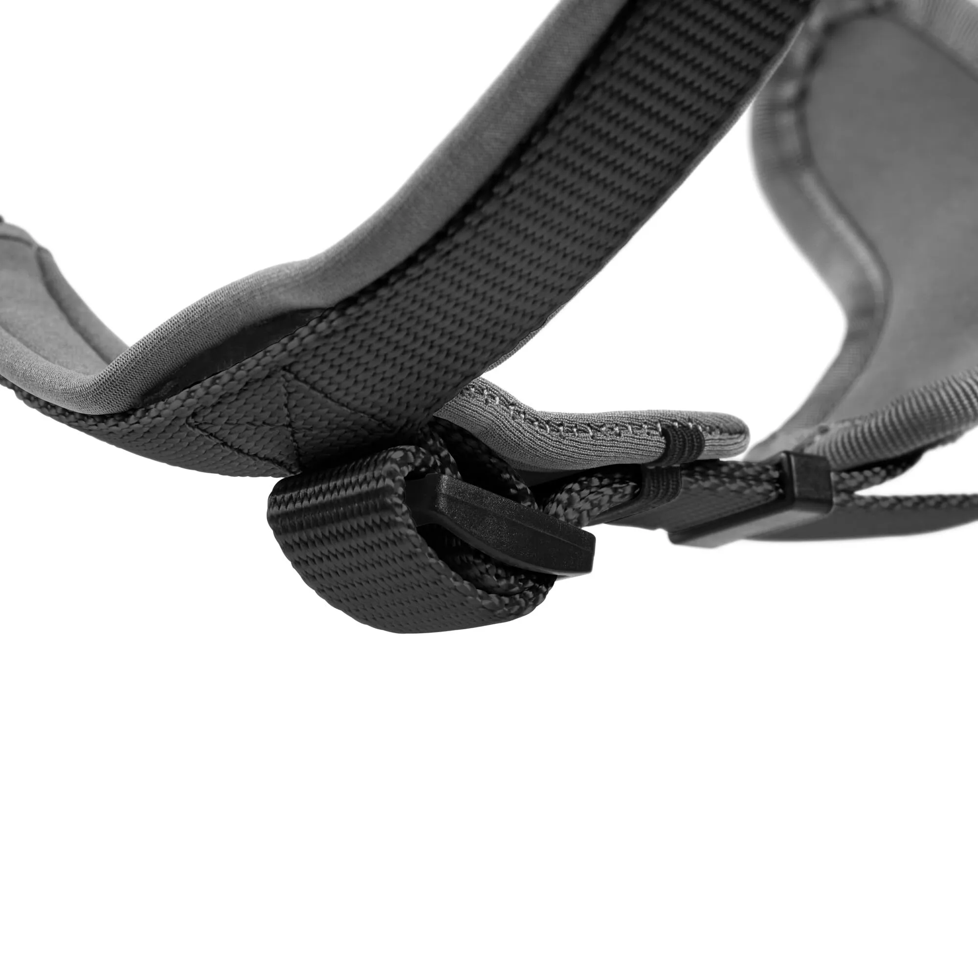 Hunter Pettorina in neoprene per cani, in nylon, con imbottitura morbida in neoprene, Nero/Grigio, 45-57/S - immagine 5
