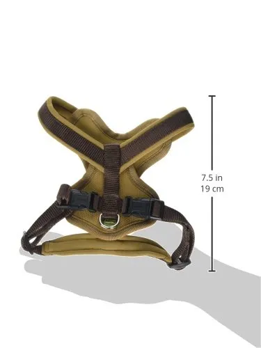 Hunter Pettorina in neoprene per cani, in nylon, con imbottitura morbida in neoprene, Marrone/Caramello, 45-57/S - immagine 3