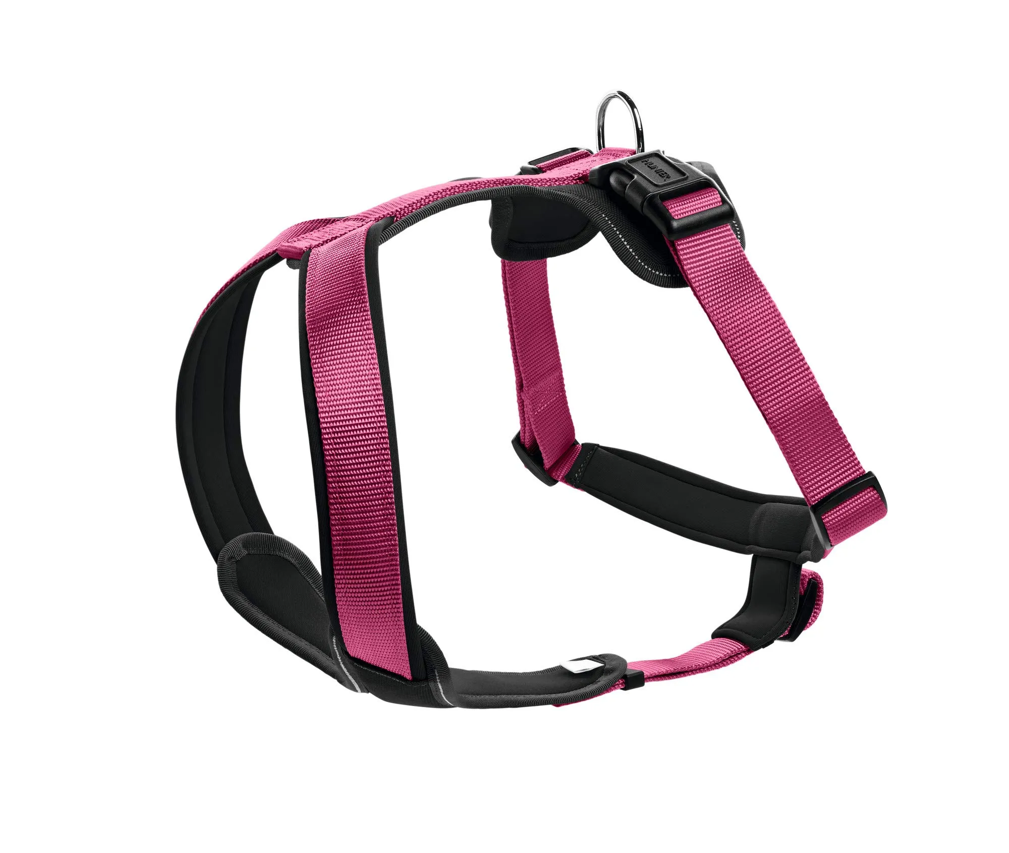 Pettorina Neopren M 53-65 cm, 20 mmNylon lampone/Neopren nero - immagine 1